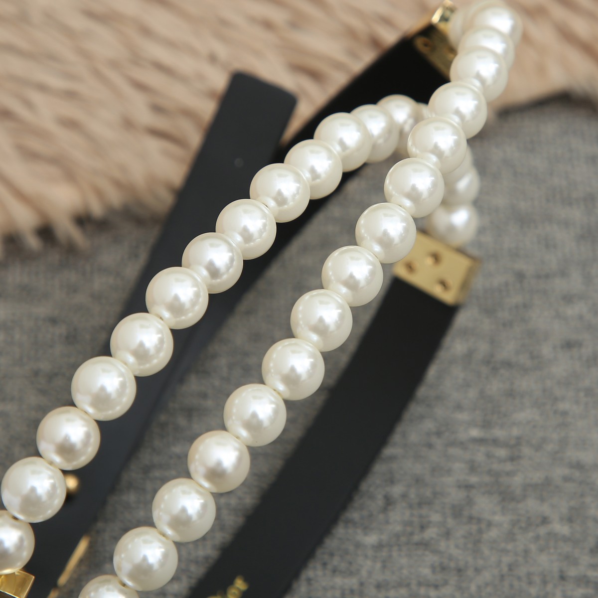 Dior Female Basic Belt Cow Leather Black S-m