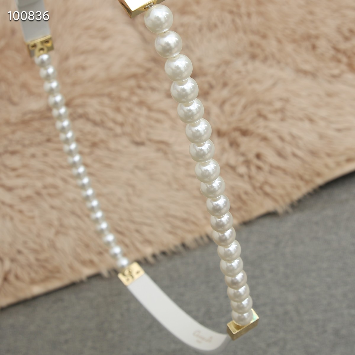 Dior Female Basic Belt Cow Leather White S-m