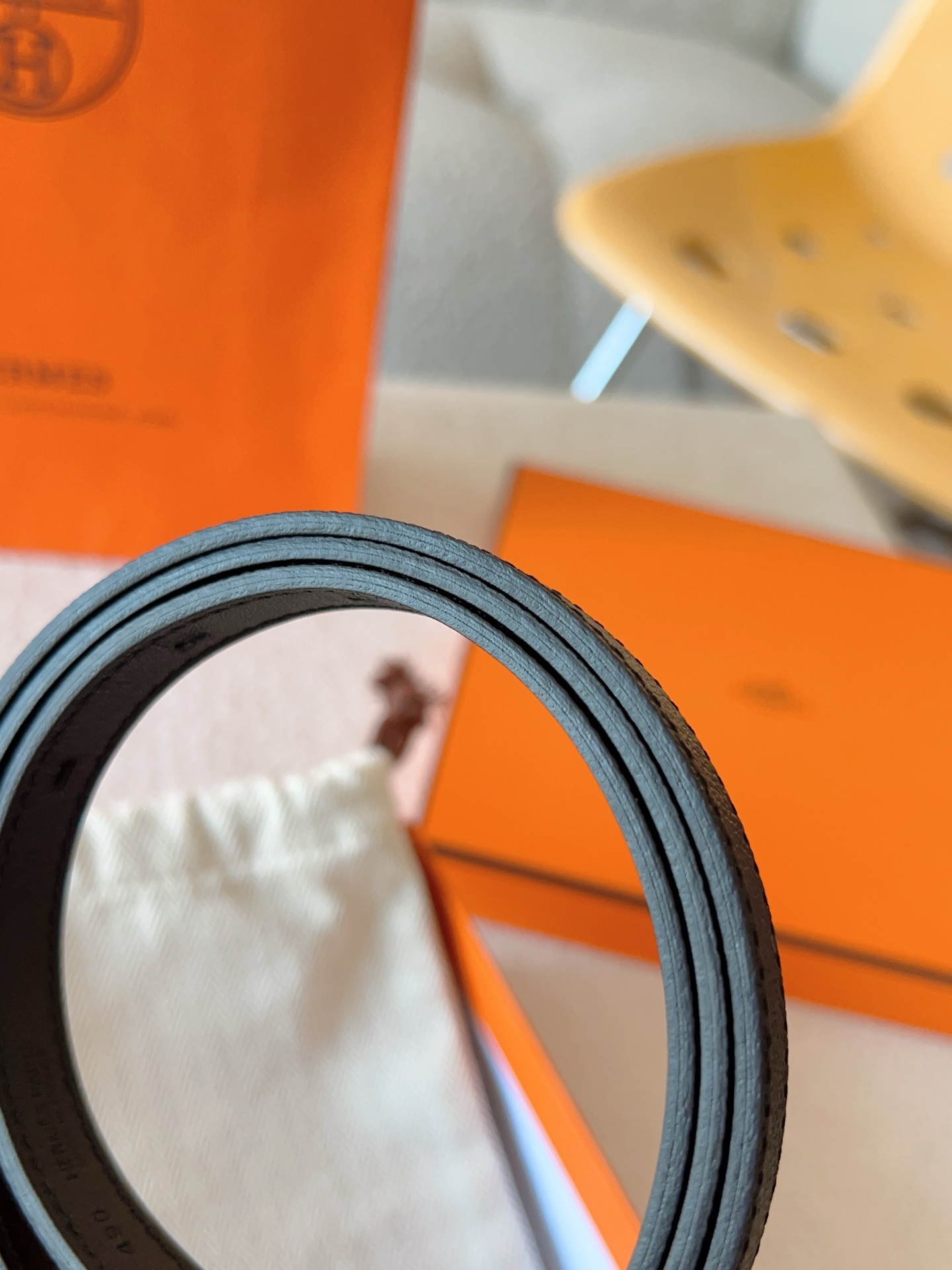 Hermès Female Leather Belt Cow Leather S-m-l