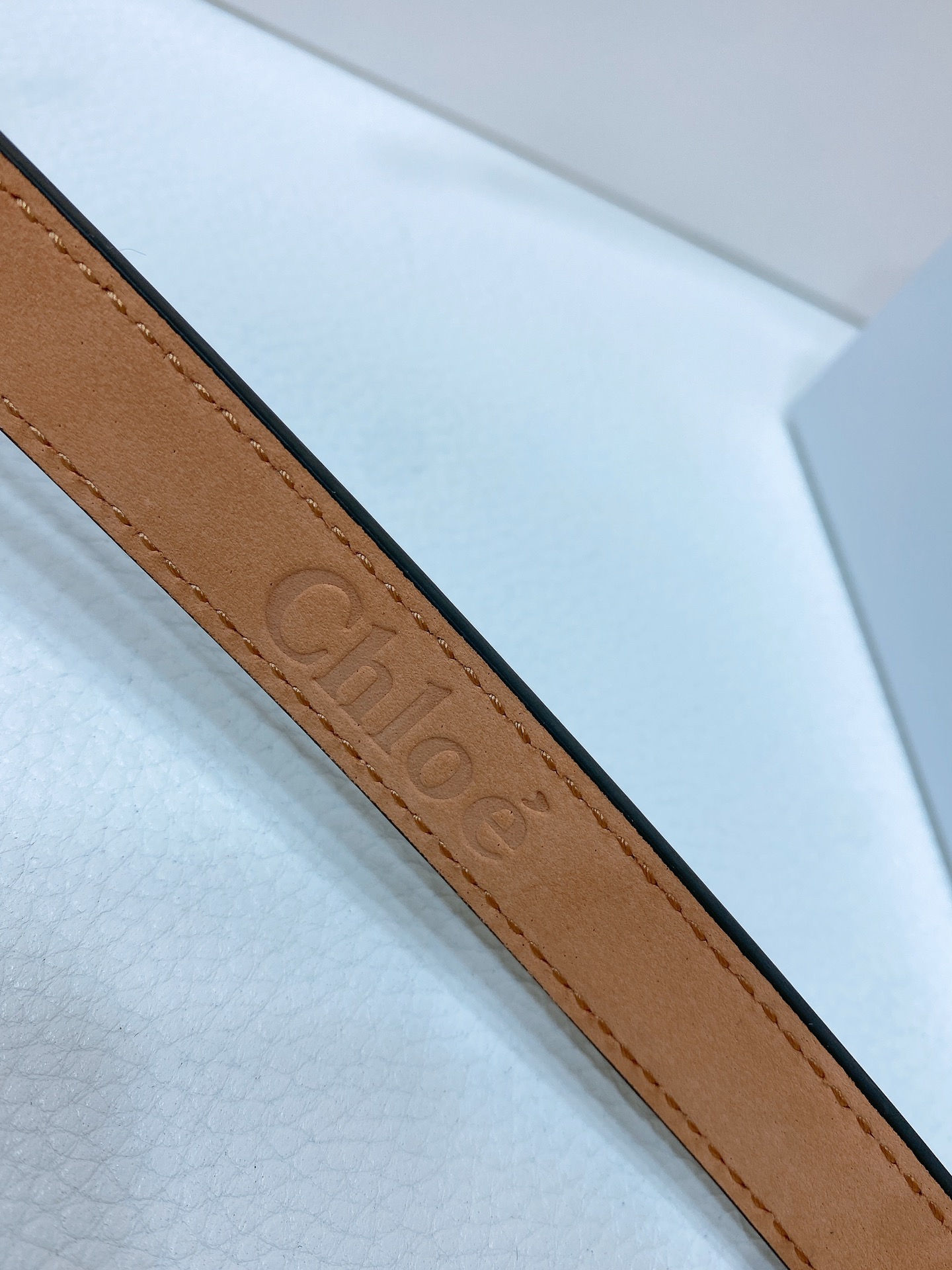 Female Leather Belt Cow Leather Gold 110cm-s-m-l