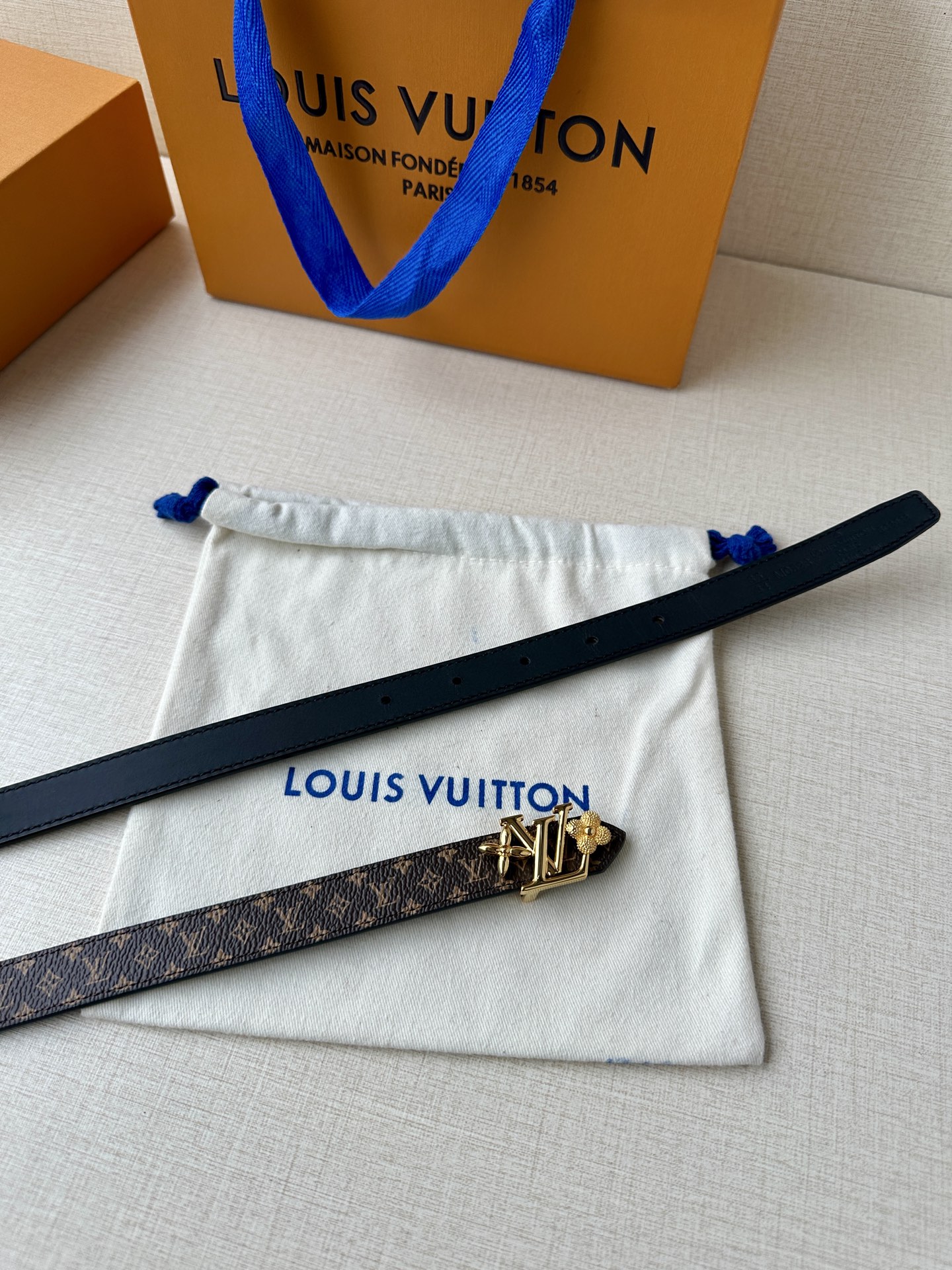 Louis Vuitton Female Basic Belt Canvas M-l