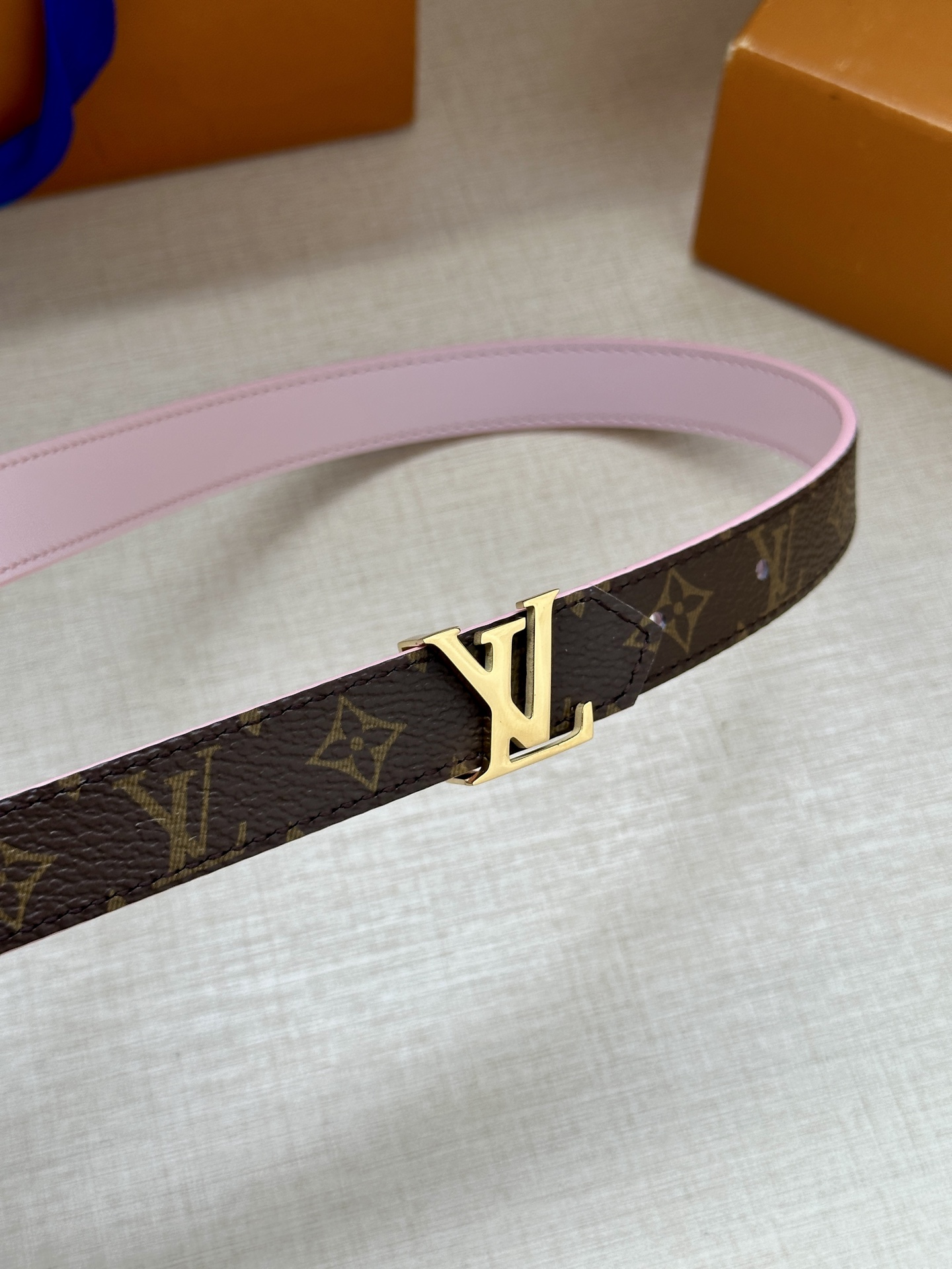 Louis Vuitton Female Basic Belt Cow Leather S-m-l