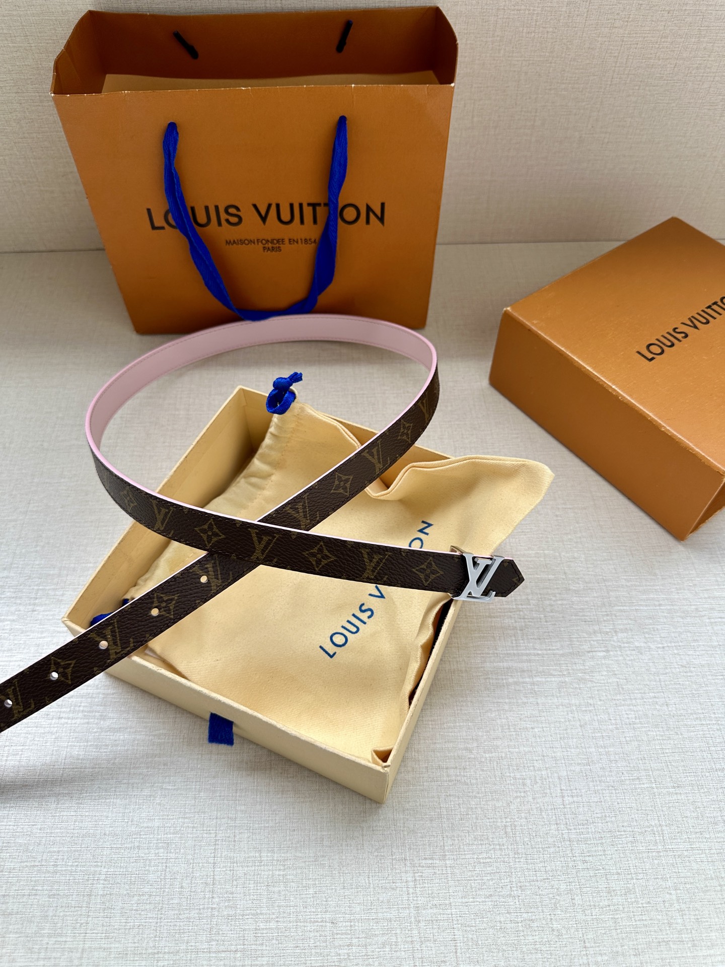 Louis Vuitton Female Basic Belt Cow Leather S-m-l