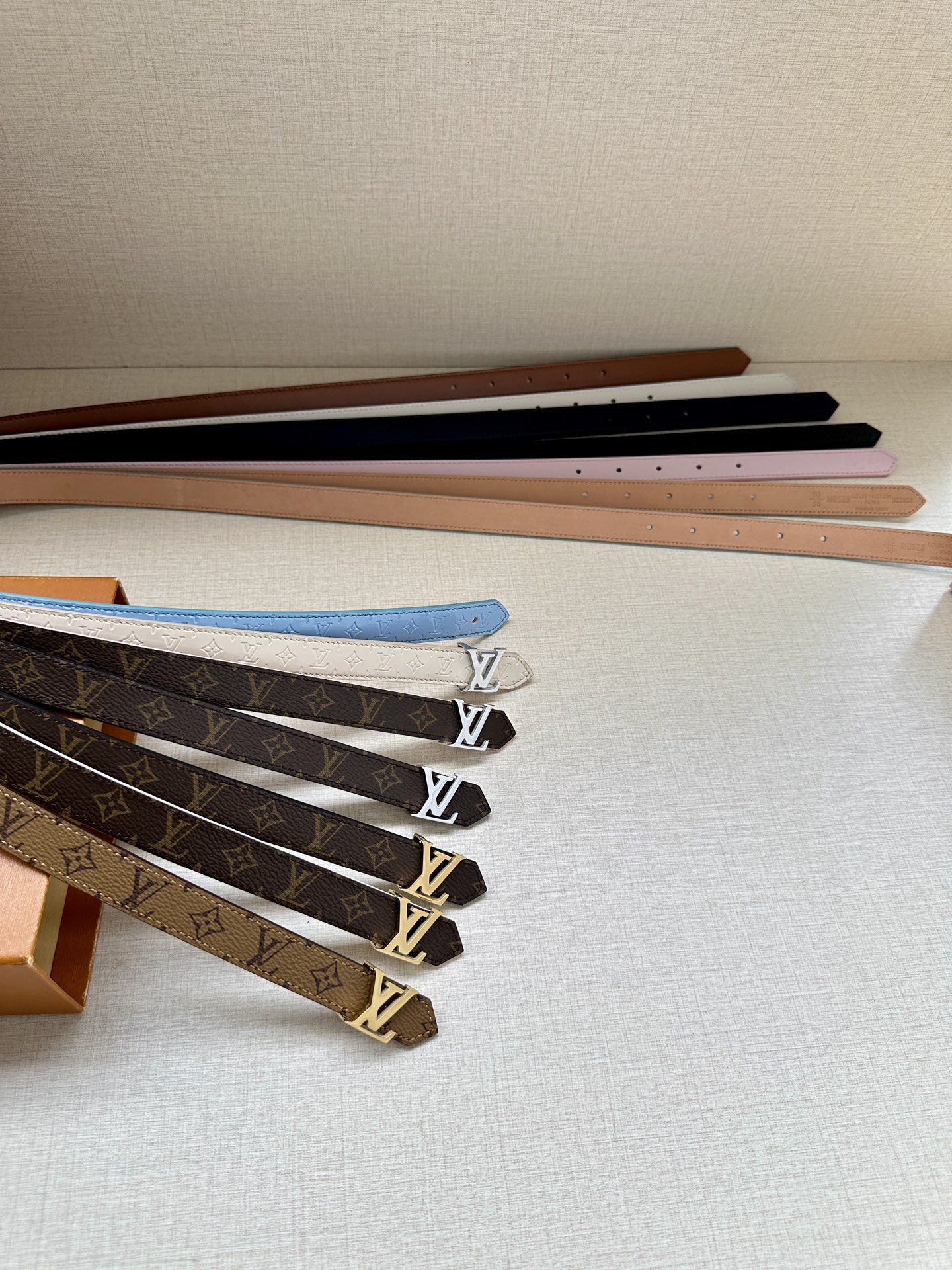 Louis Vuitton Female Basic Belt Cow Leather S-m-l