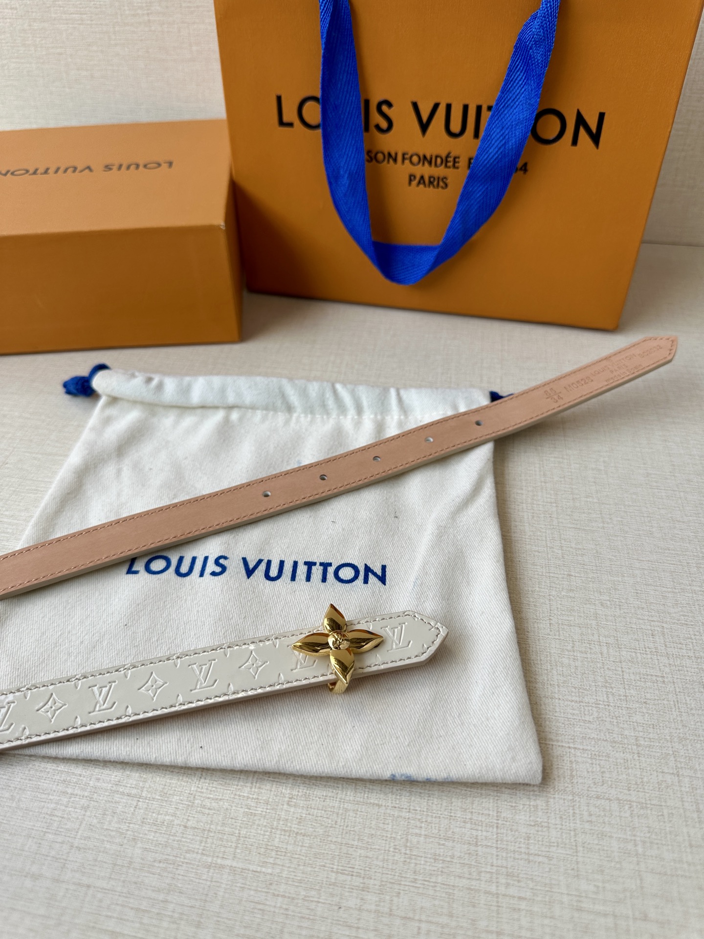 Louis Vuitton Female Basic Belt Cow Leather S-m-l