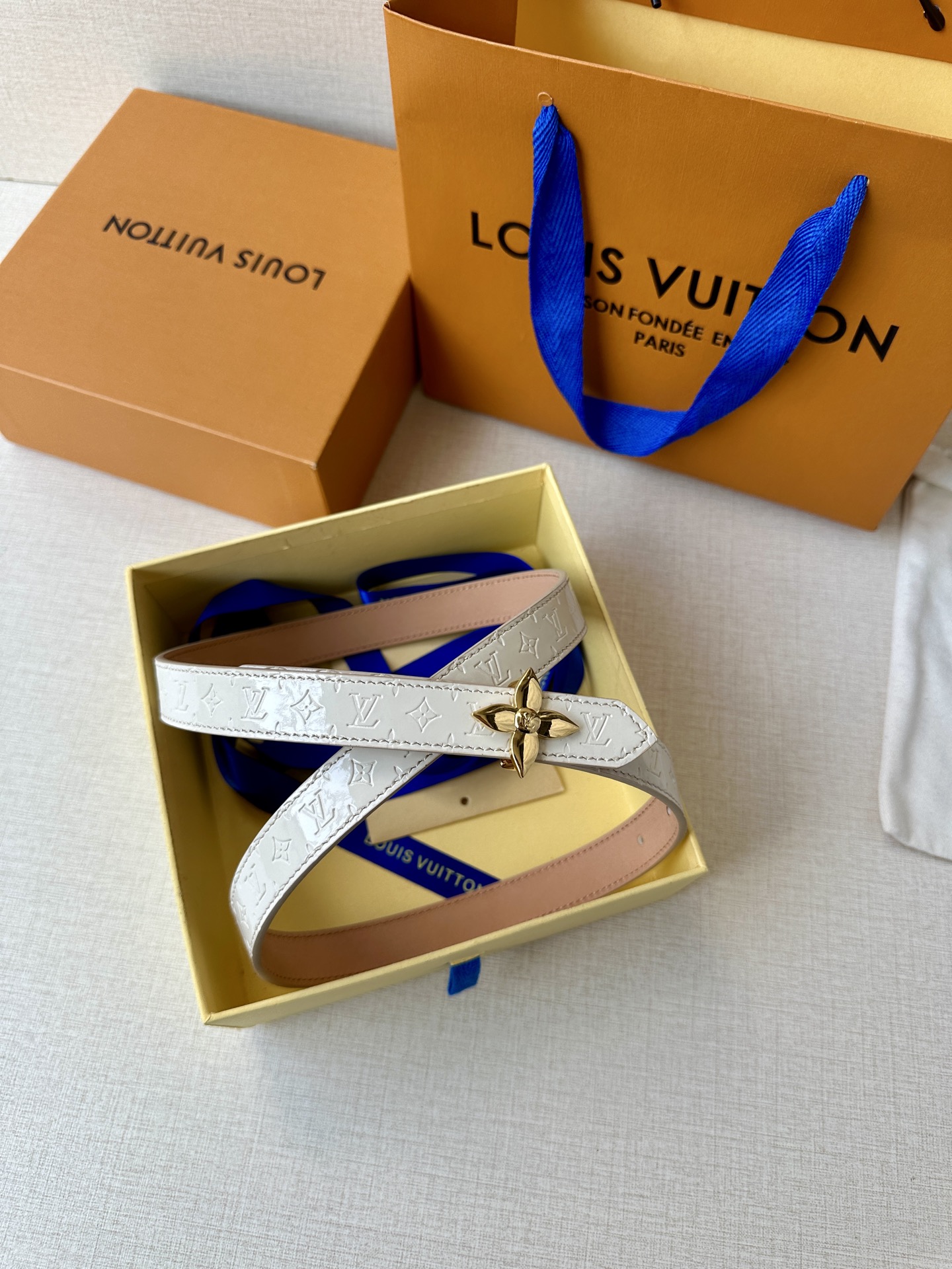 Louis Vuitton Female Basic Belt Cow Leather S-m-l