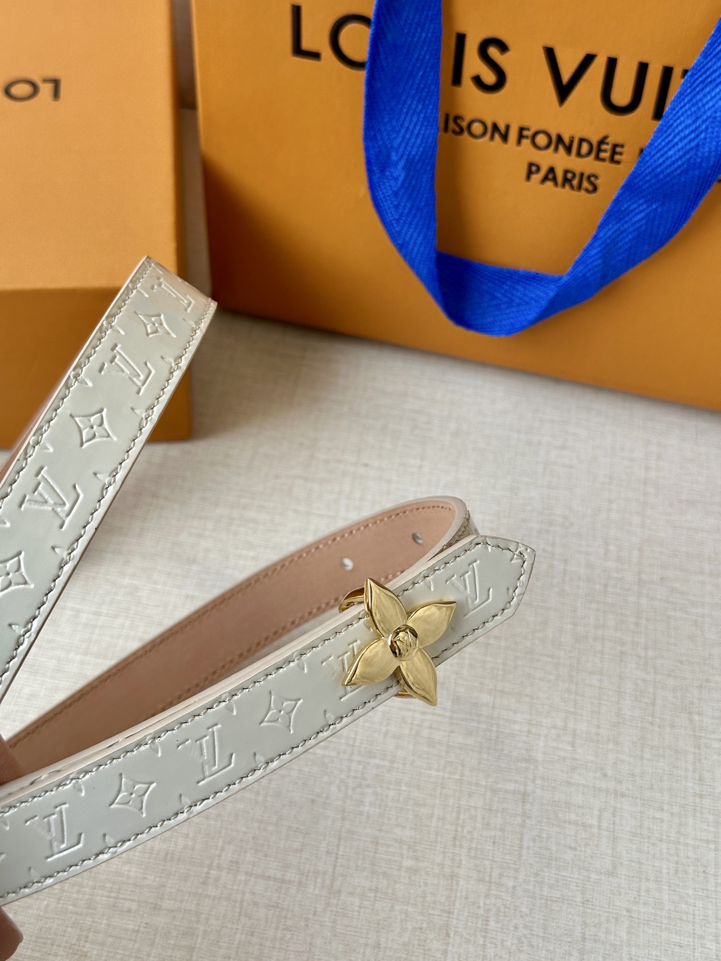 Louis Vuitton Female Basic Belt Cow Leather S-m-l