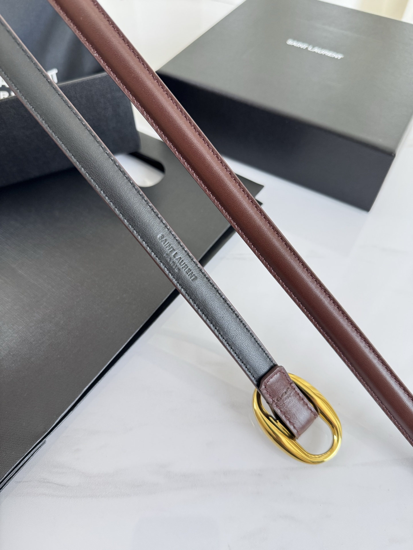 Saint Laurent Female Leather Belt S-l