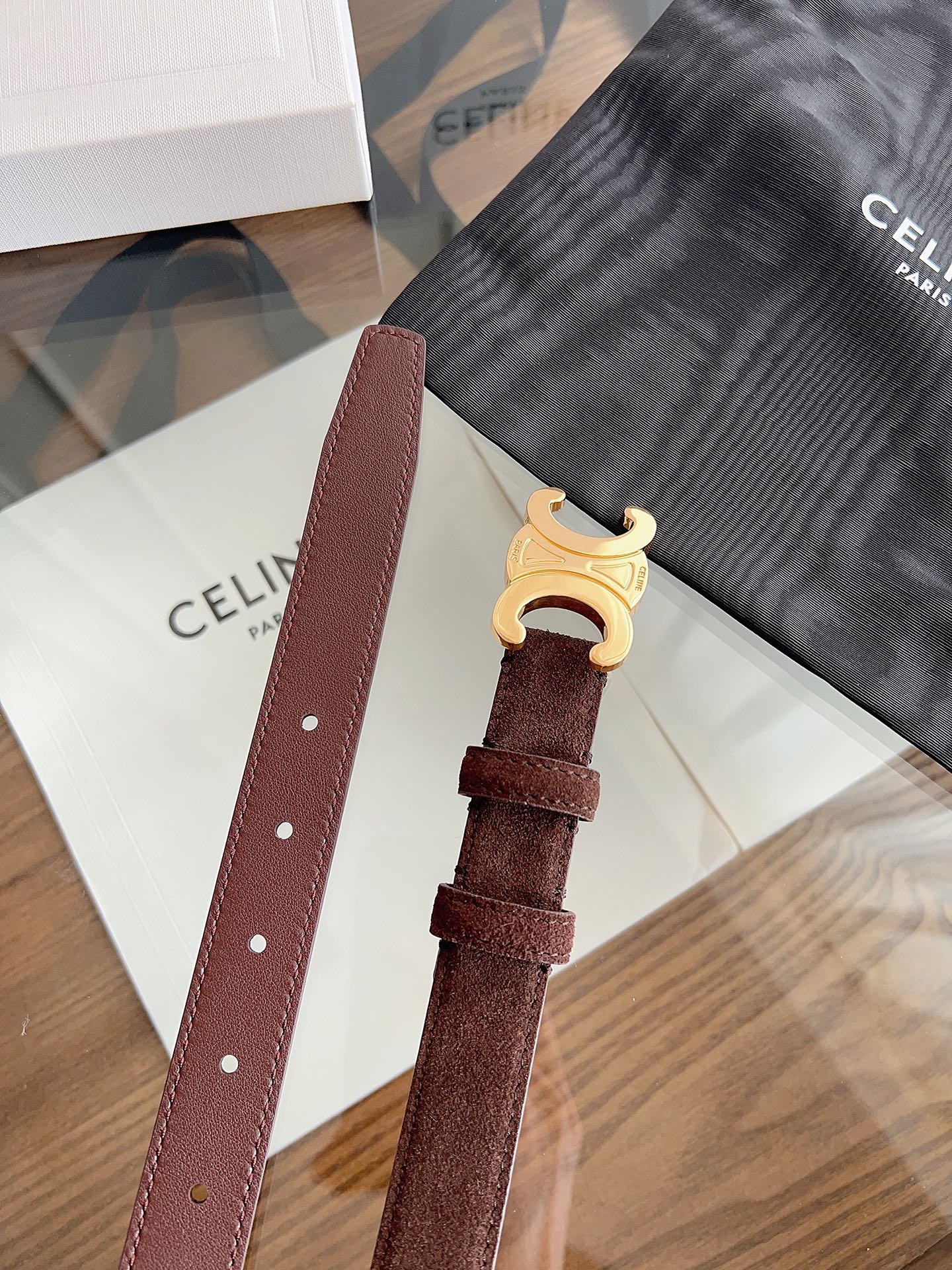 Celine Female Basic Belt Cow Leather M-l