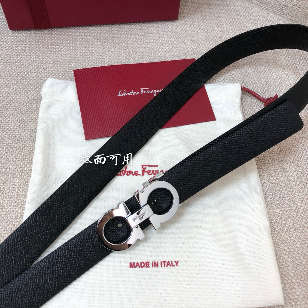 Salvatore Ferragamo Female Basic Belt Cow Leather 25mm-m