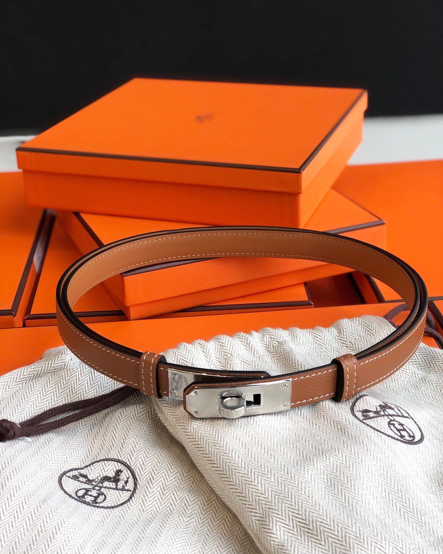 Hermès Female Leather Belt S-m