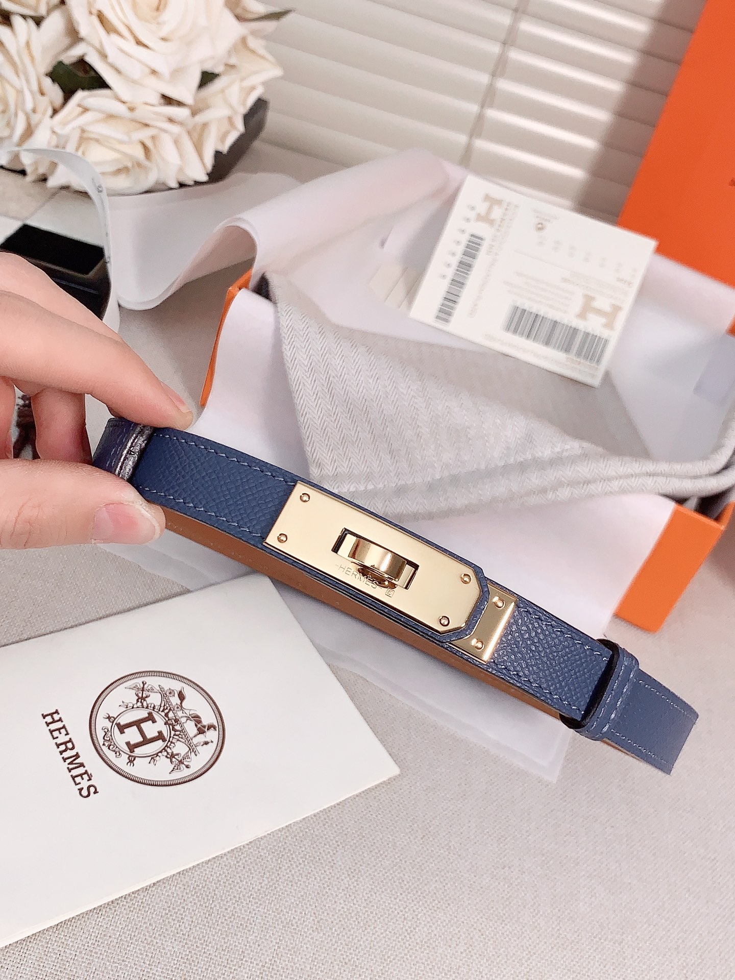 Female Leather Belt Cow Leather Adjustable S-m-l