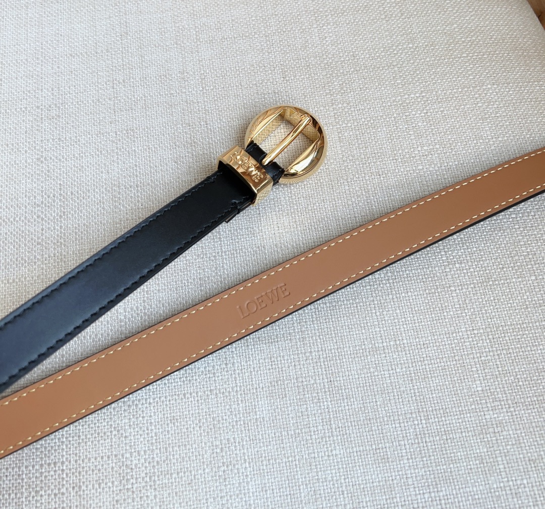 Loewe Female Pin Buckle Belt Cow Leather M-l