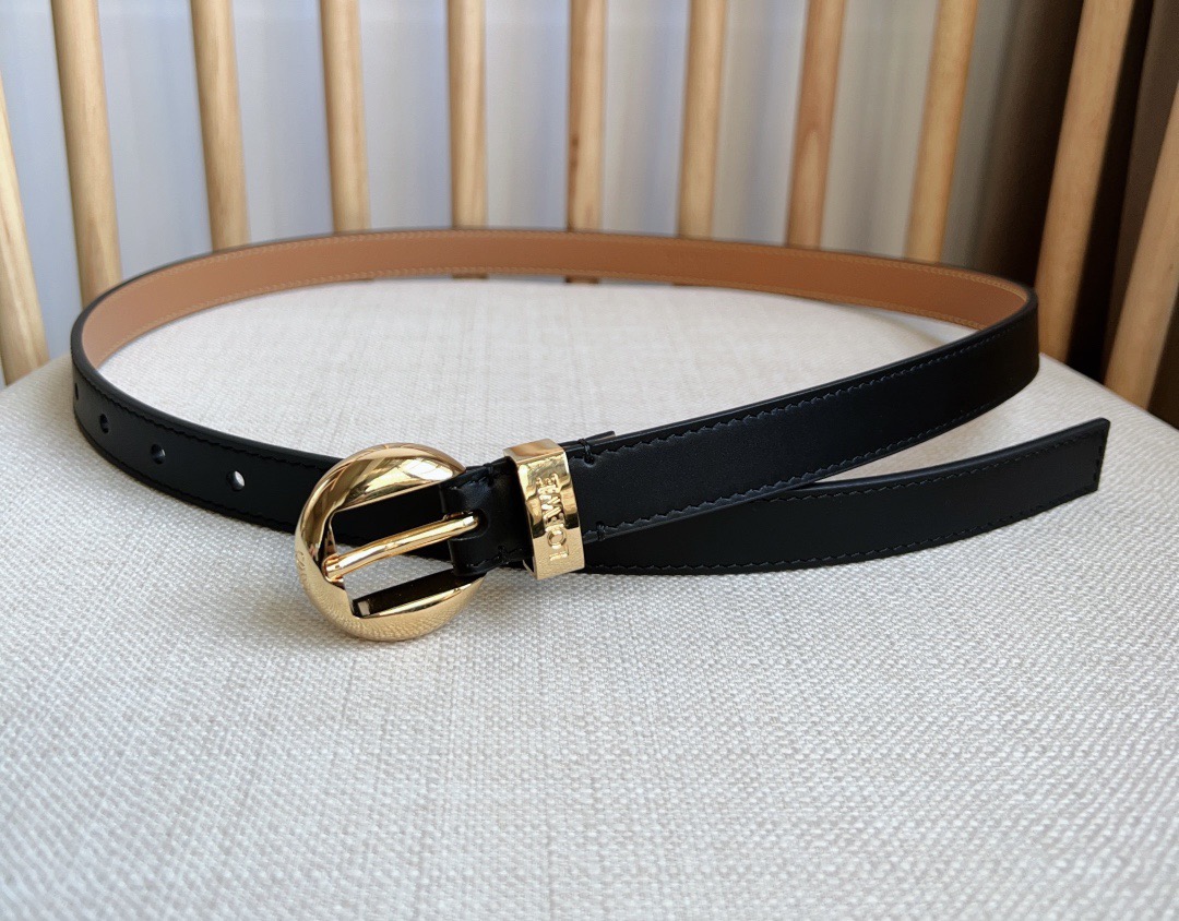 Loewe Female Pin Buckle Belt Cow Leather M-l