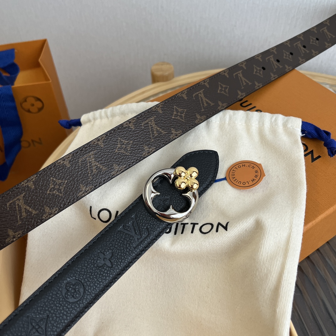 Louis Vuitton Female Basic Belt Canvas M-l