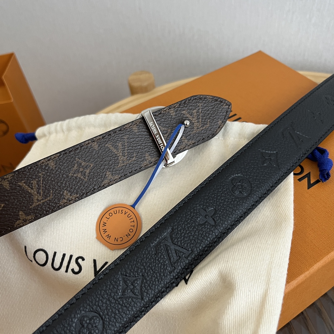Louis Vuitton Female Basic Belt Canvas M-l