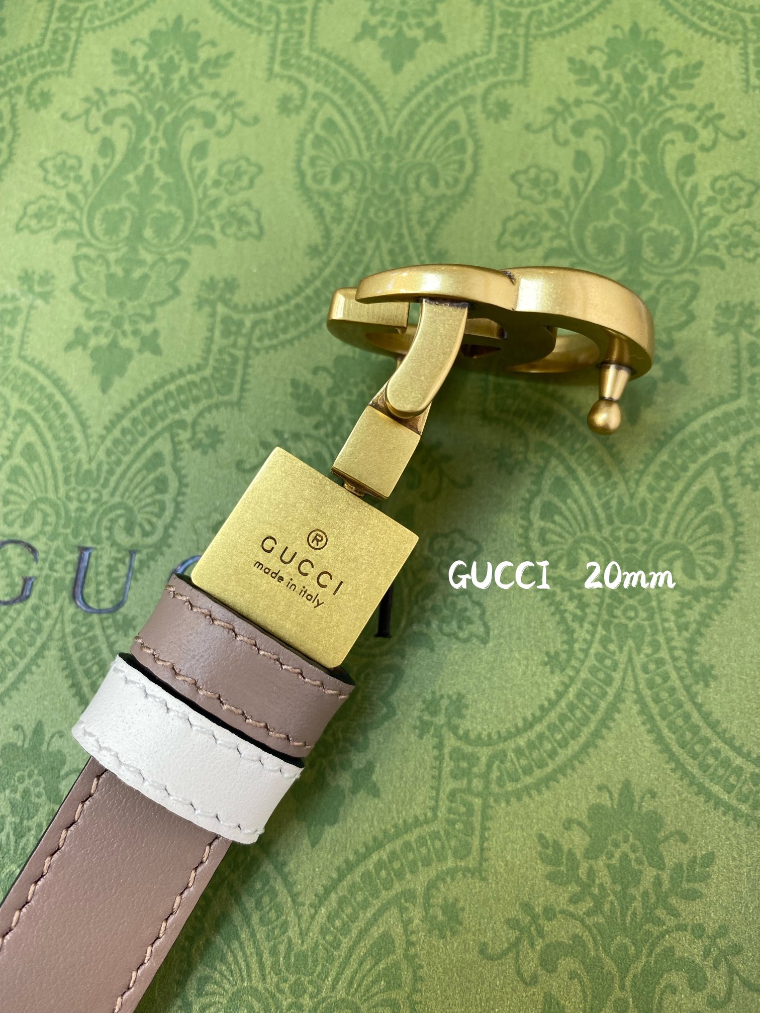 Gucci Female Basic Belt Cow Leather 20mm