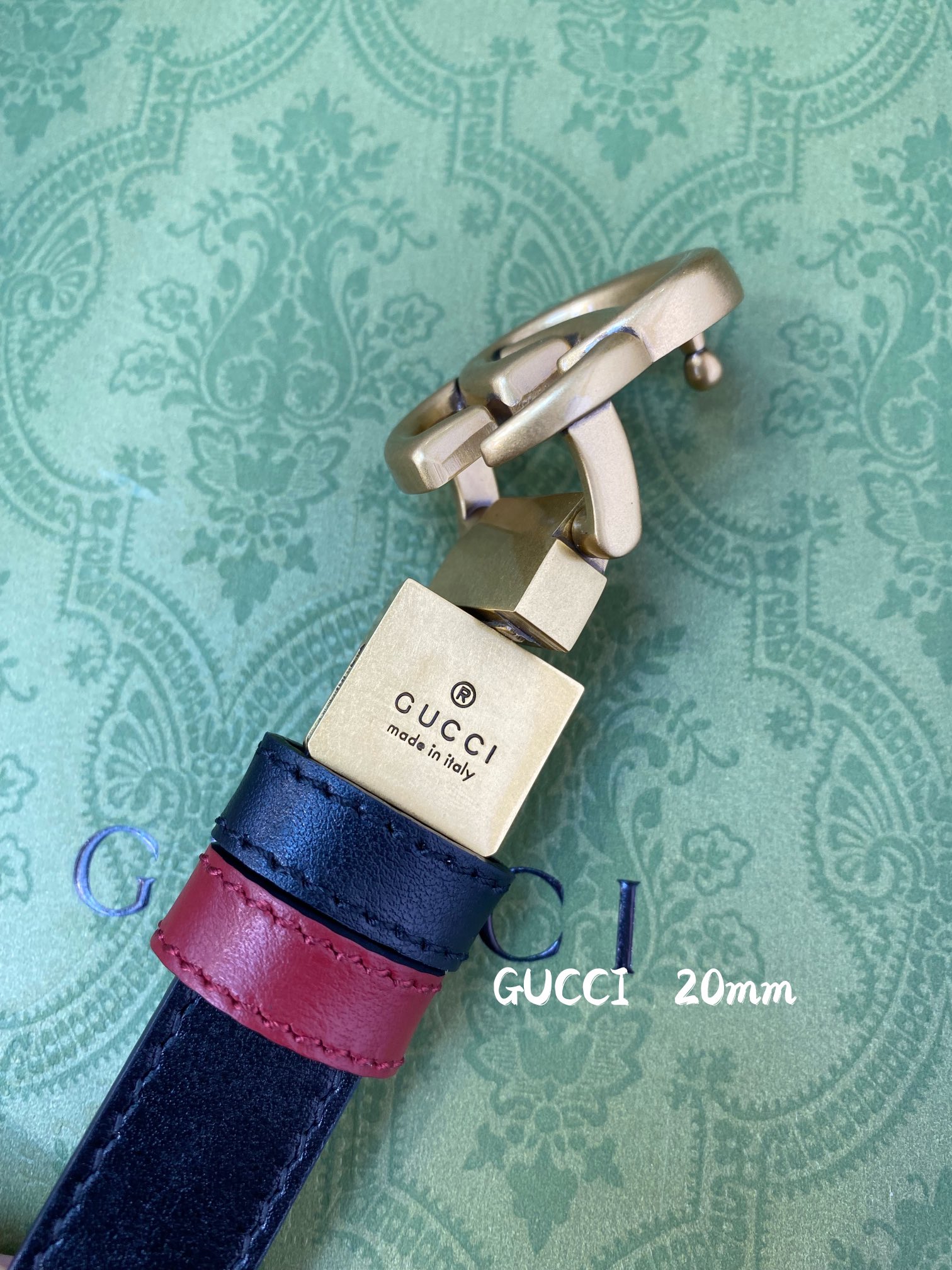 Gucci Female Basic Belt Cow Leather 20mm