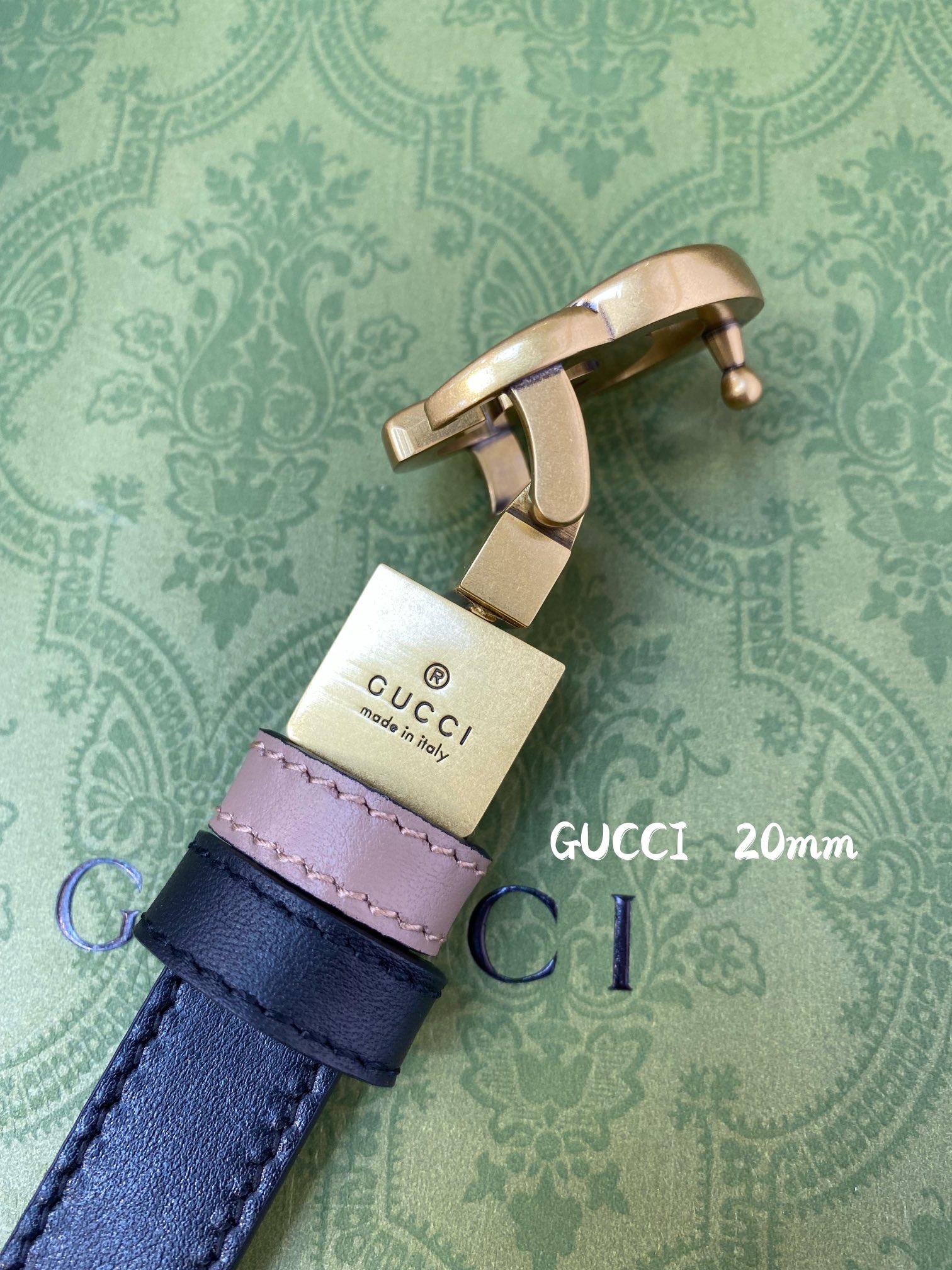 Gucci Female Basic Belt Cow Leather 20mm