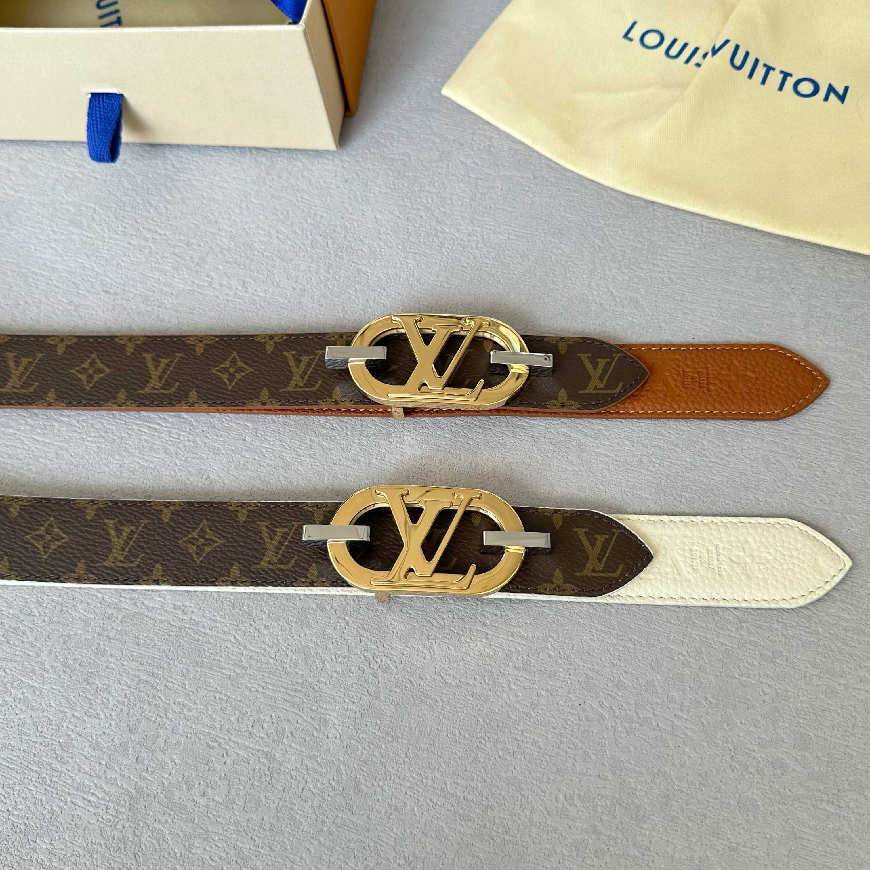 Louis Vuitton Female Basic Belt Cow Leather S-l
