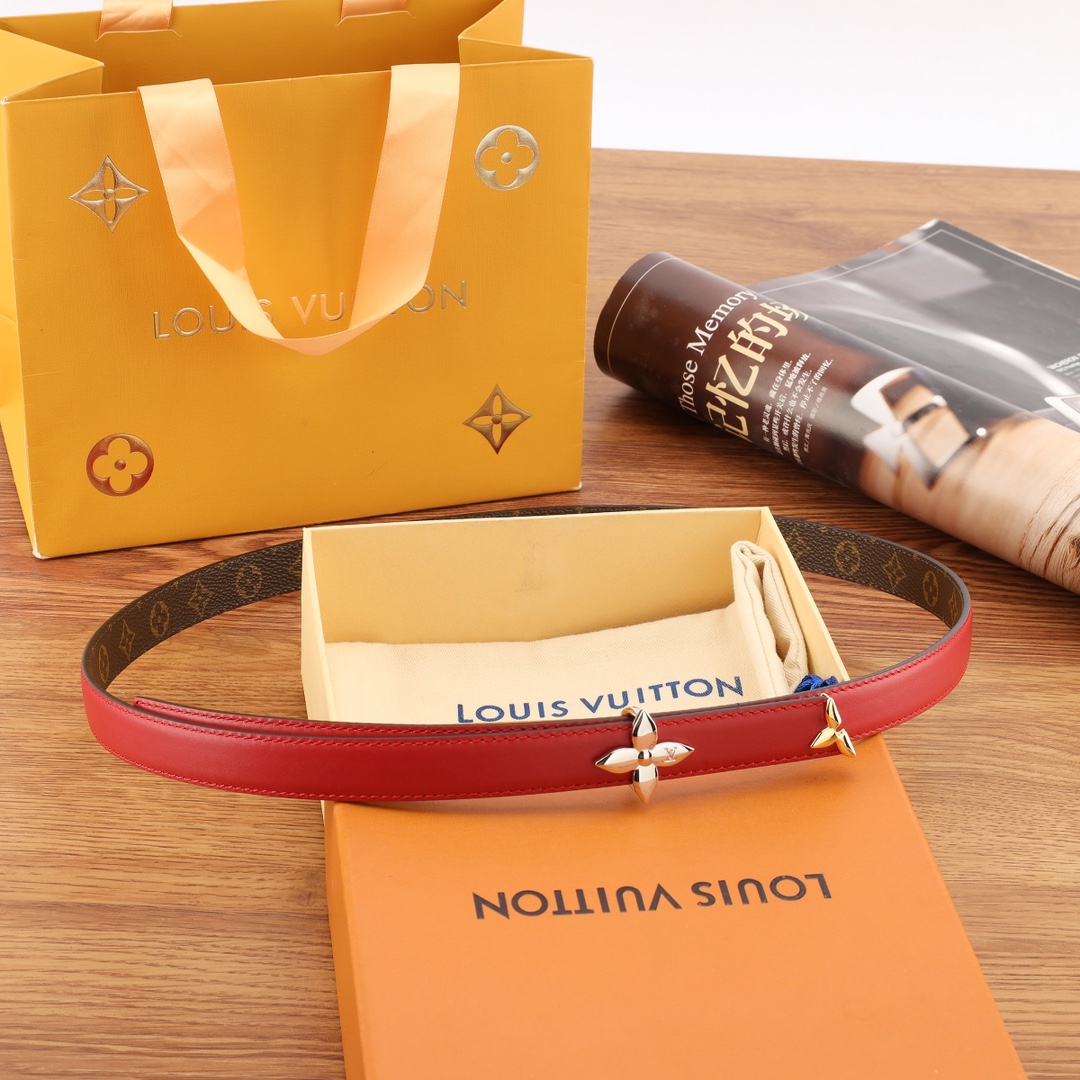 Louis Vuitton Female Basic Belt Canvas S-m-l