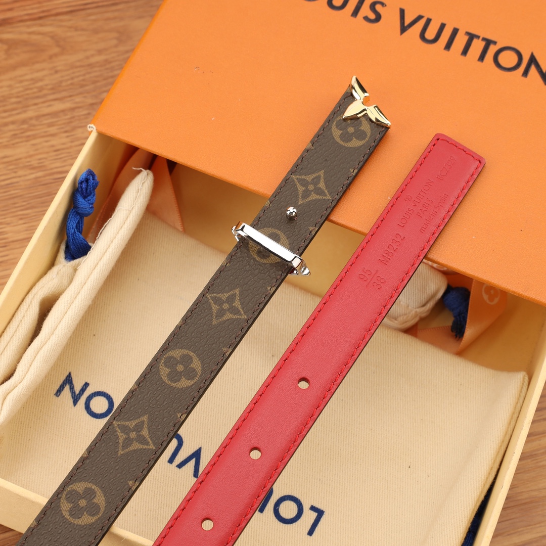 Louis Vuitton Female Basic Belt Canvas S-m-l