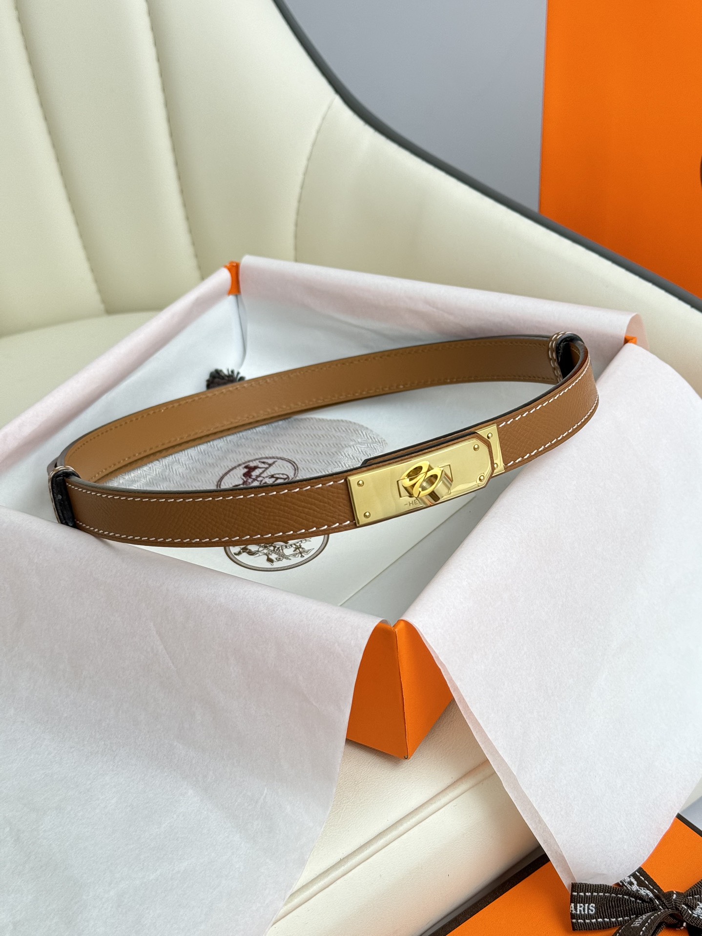 Hermès Female Basic Belt Adjustable 8mm
