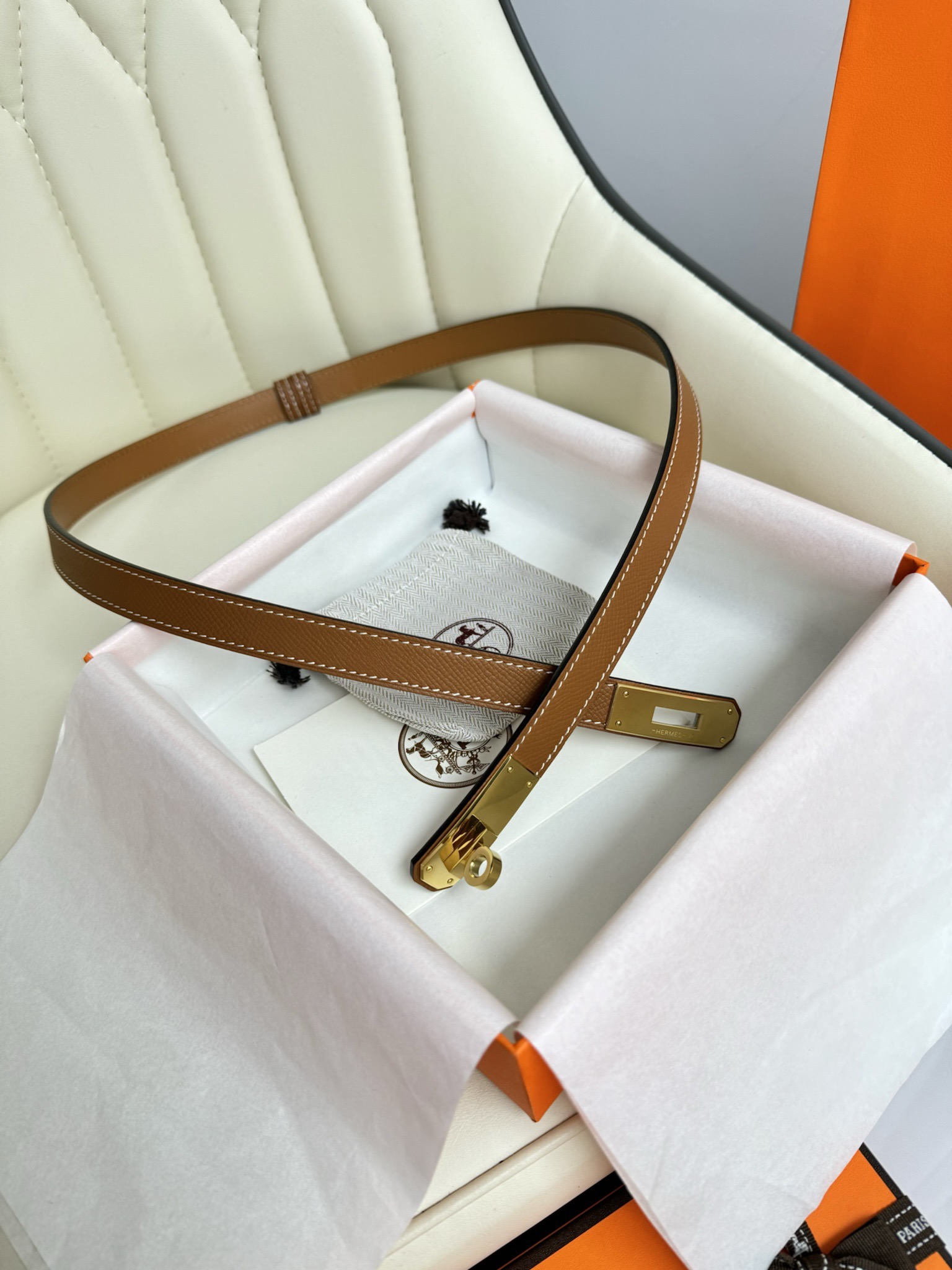Hermès Female Basic Belt Adjustable 8mm