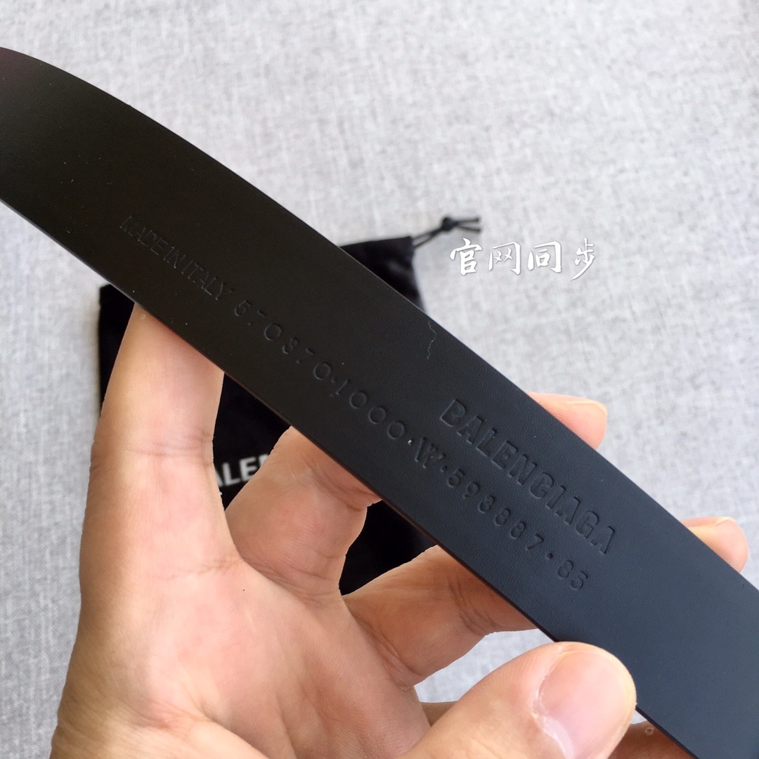 Balenciaga Female Basic Belt Top Grain Leather M