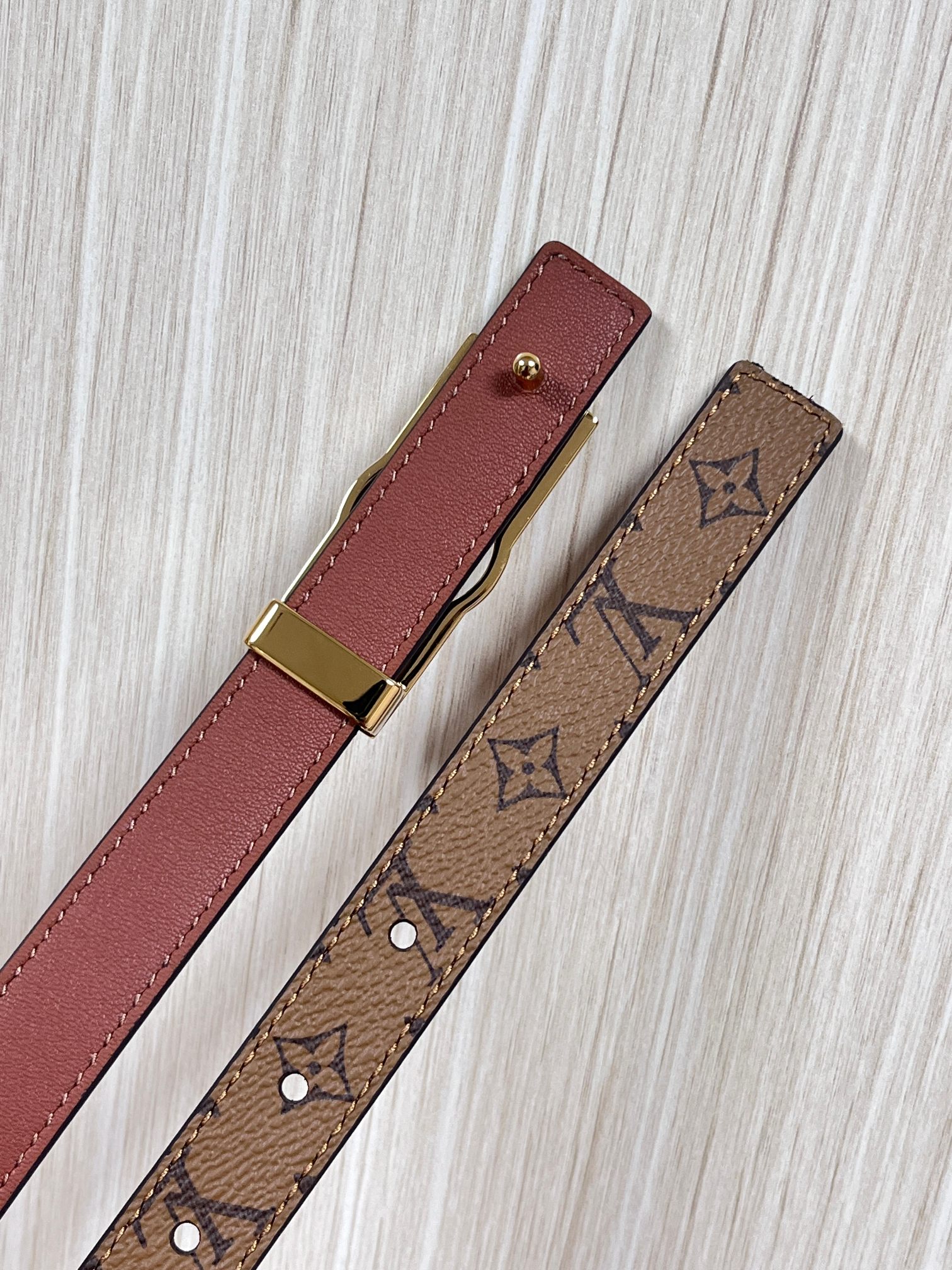 Louis Vuitton Female Basic Belt Cow Leather M