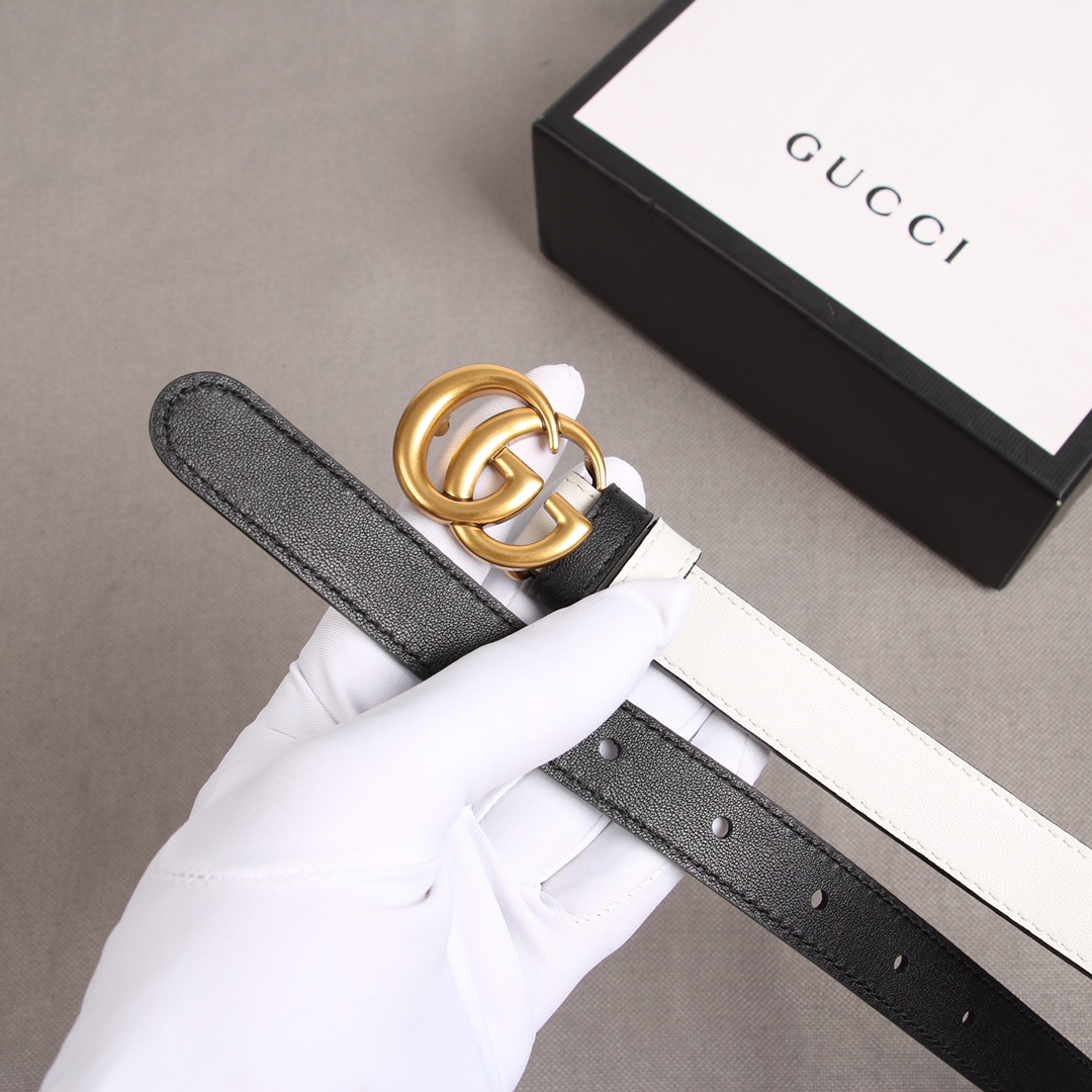 Gucci Female Basic Belt Top Grain Leather