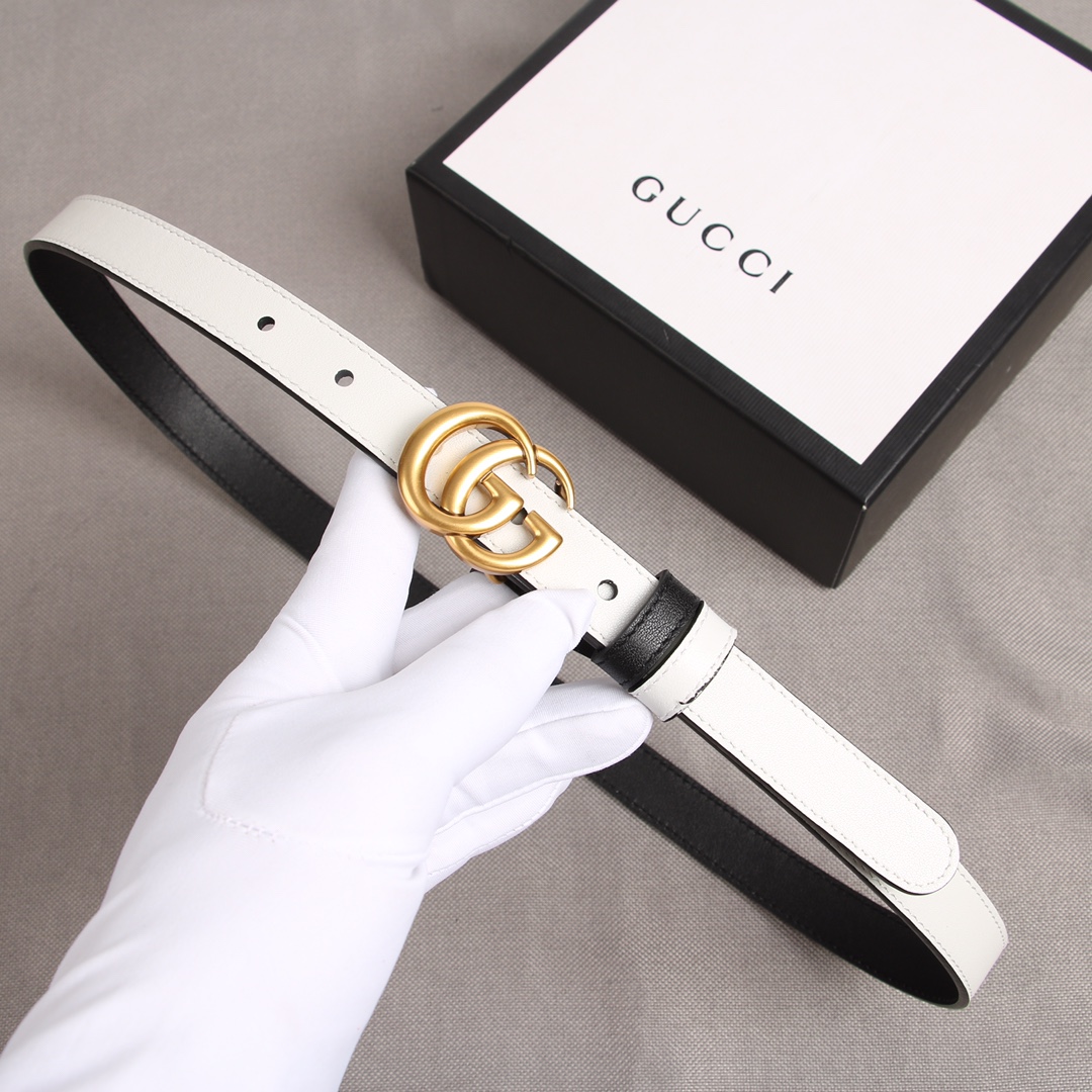 Gucci Female Basic Belt Top Grain Leather