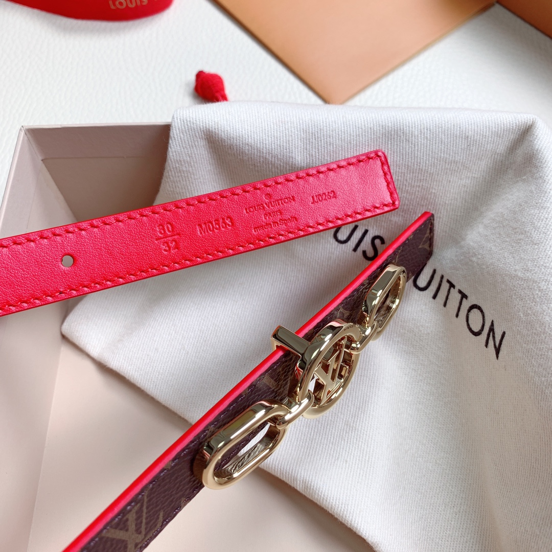 Louis Vuitton Female Basic Belt Cow Leather M