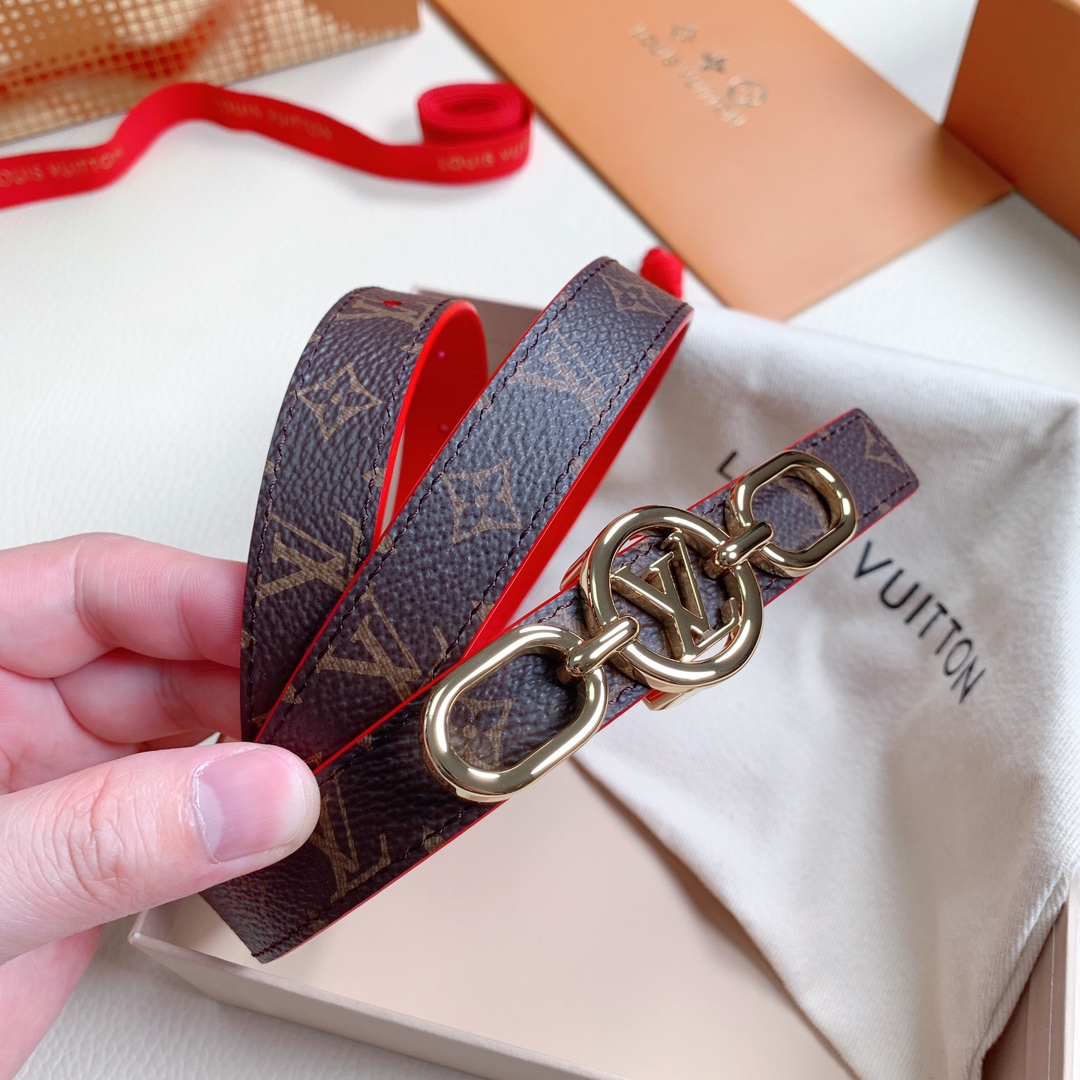 Louis Vuitton Female Basic Belt Cow Leather M