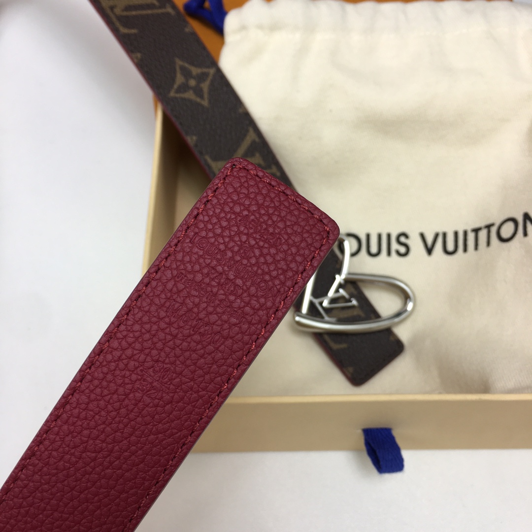 Louis Vuitton Female Basic Belt Cow Leather M