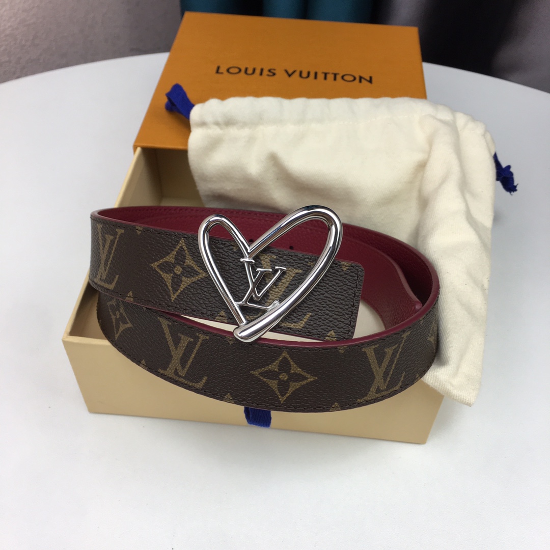 Louis Vuitton Female Basic Belt Cow Leather M