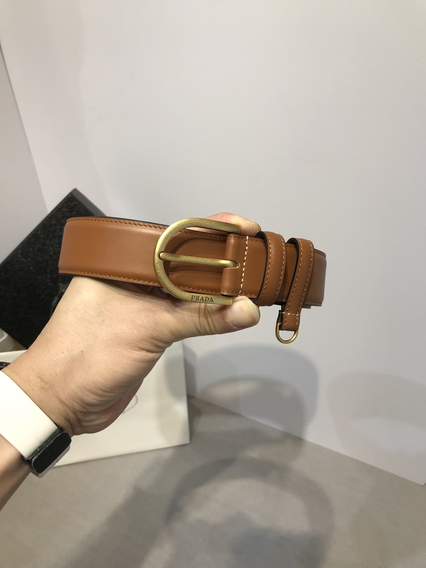 Leather Belt Top Grain Leather 35mm