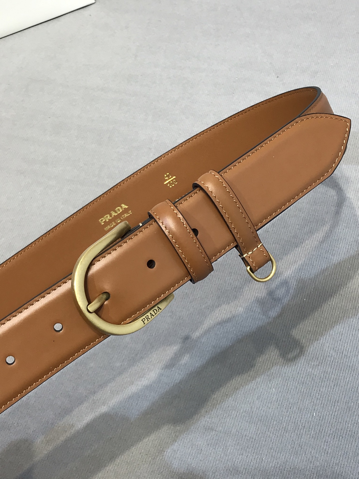 Leather Belt Top Grain Leather 35mm