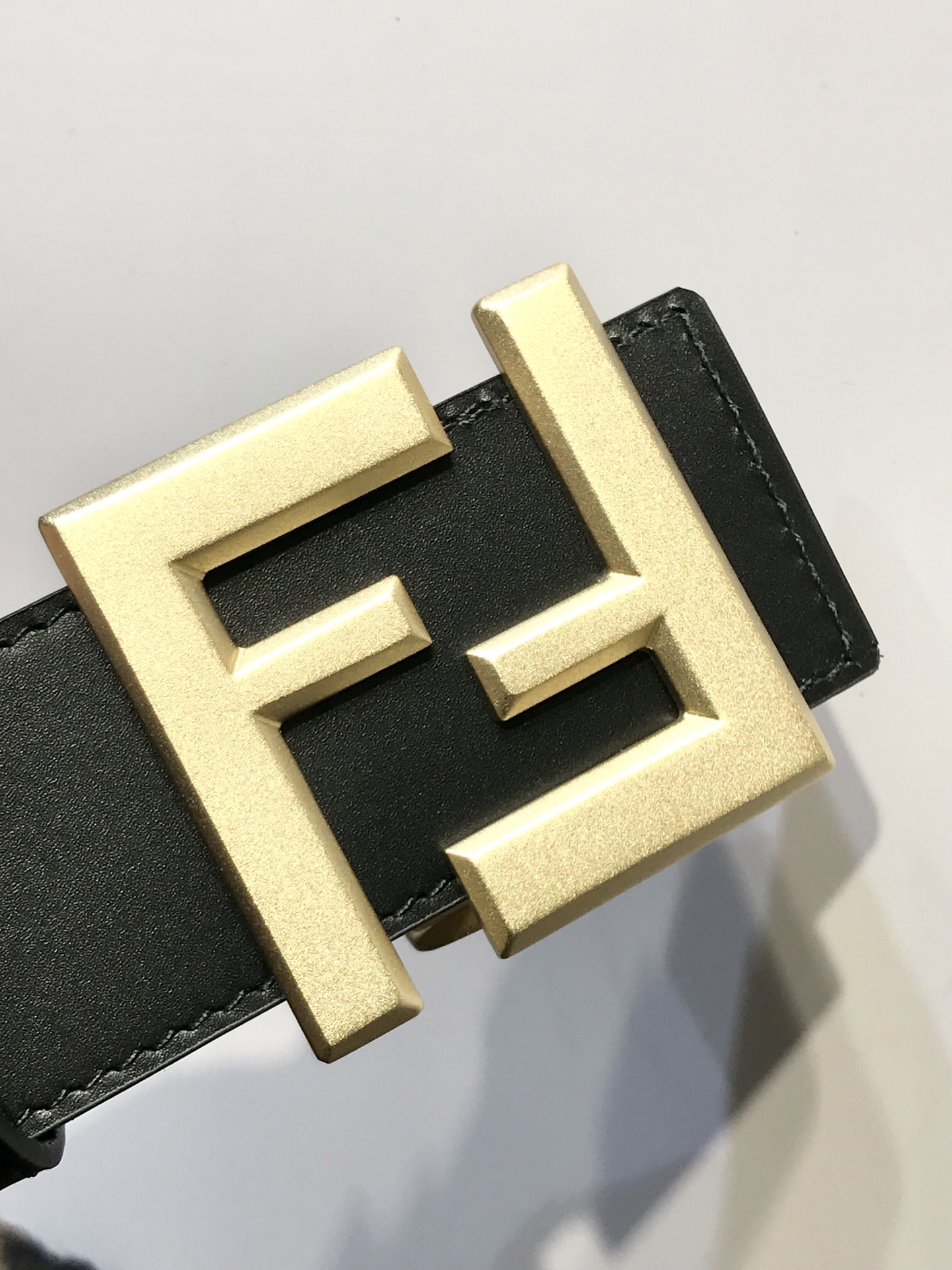 Fendi Leather Belt Cow Leather M