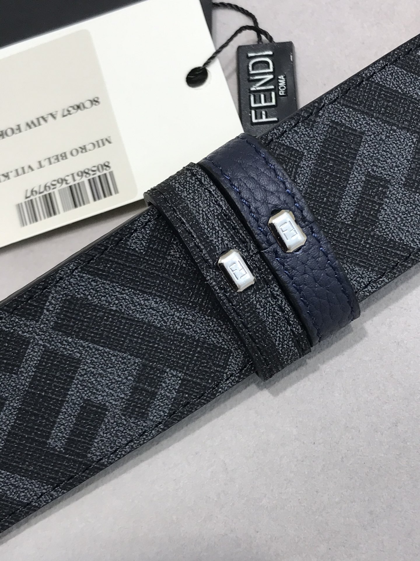 Fendi Leather Belt Cow Leather M