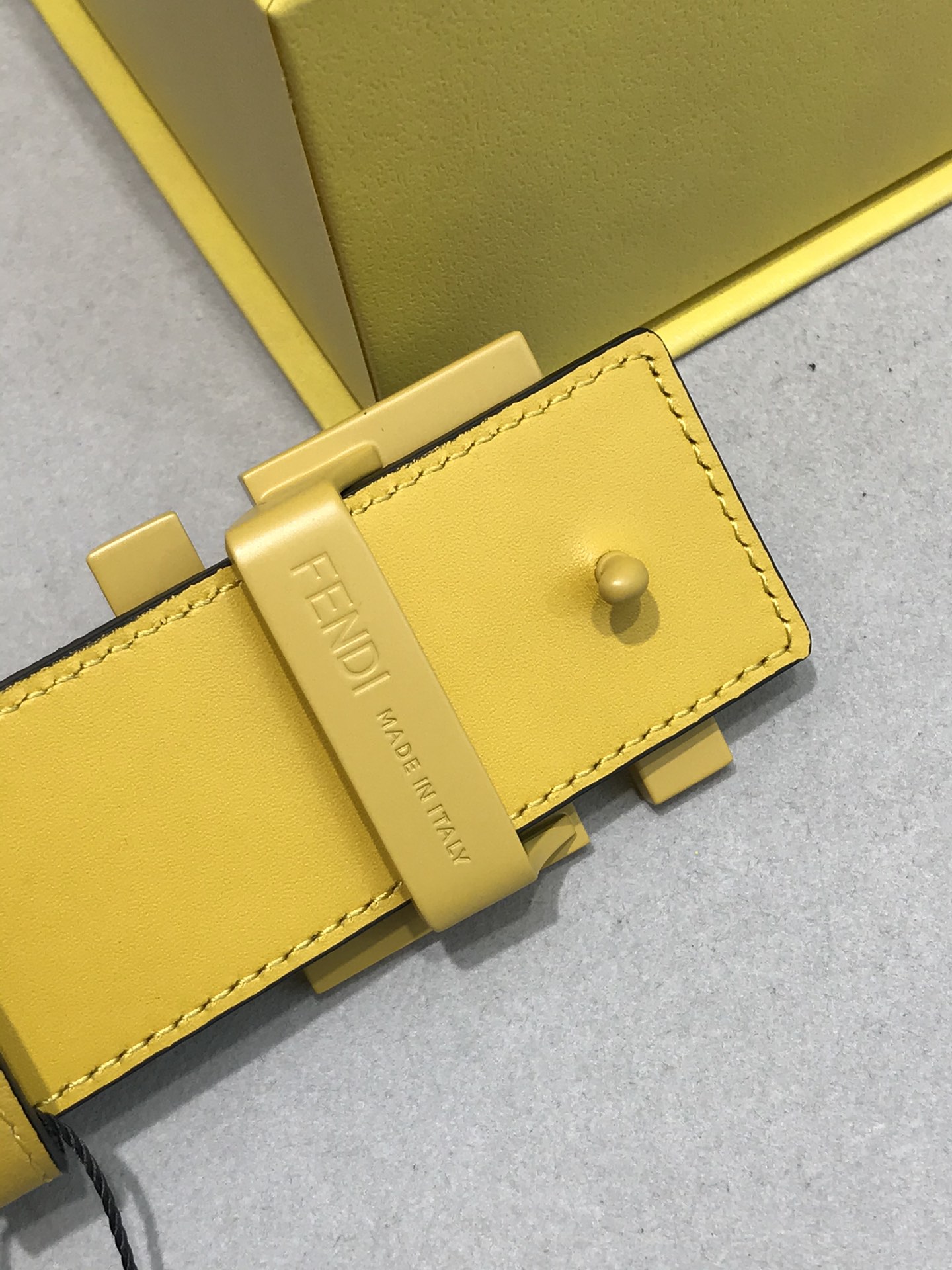 Fendi Leather Belt Cow Leather M