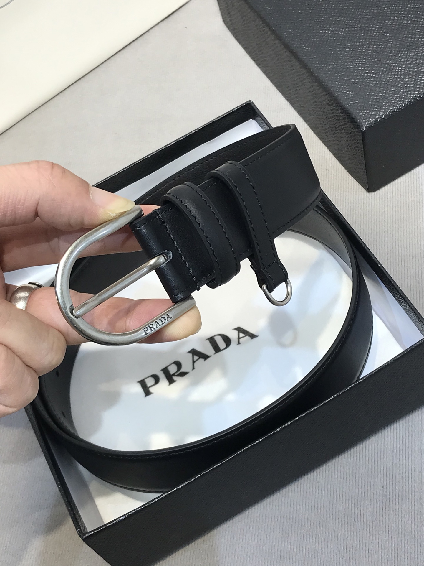 Leather Belt Top Grain Leather 35mm