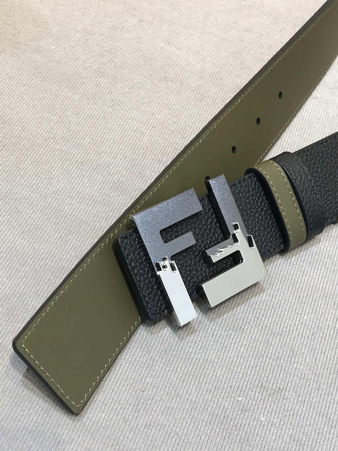 Fendi Leather Belt Cow Leather M