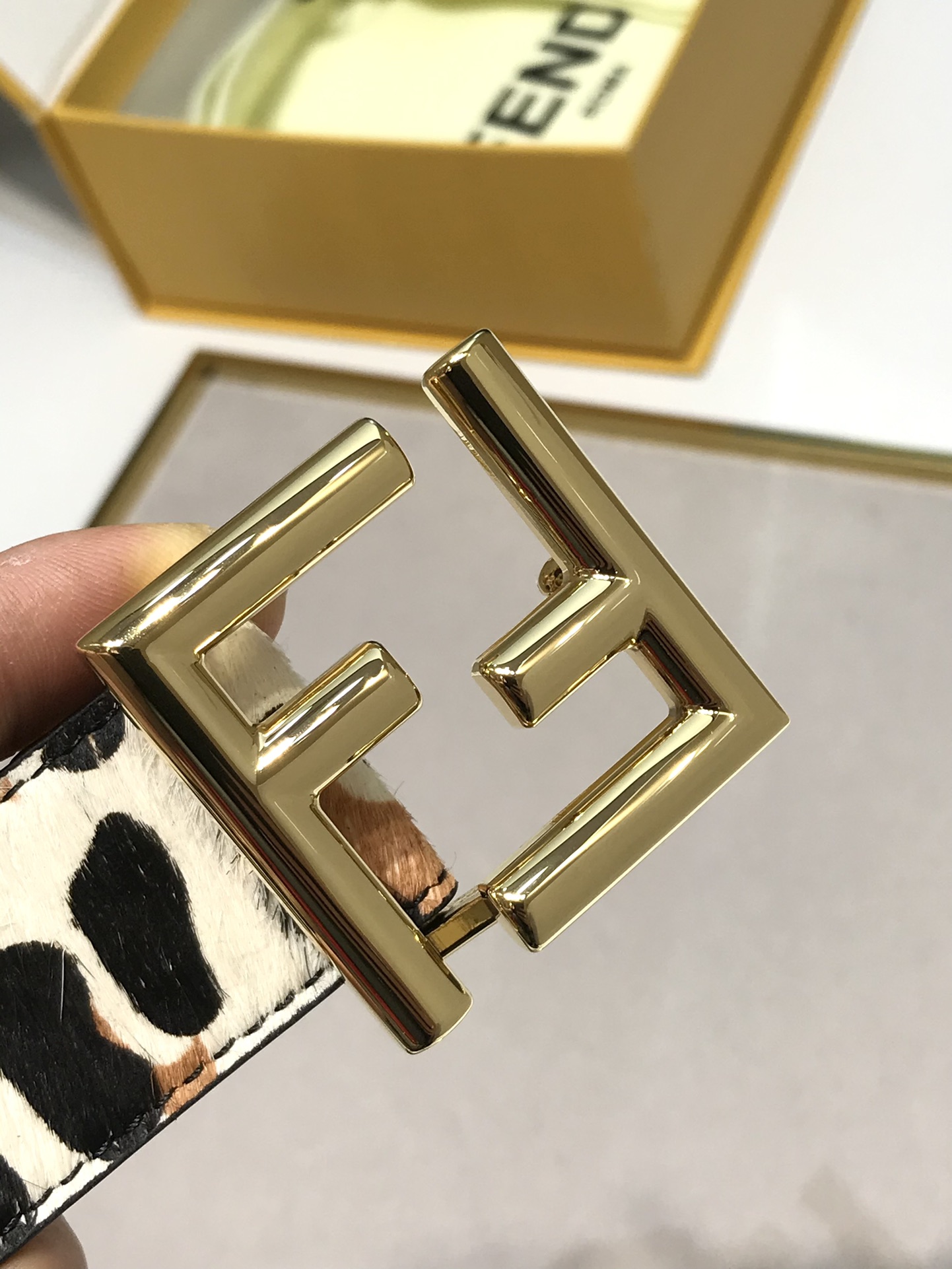 Fendi Basic Belt Black 35mm