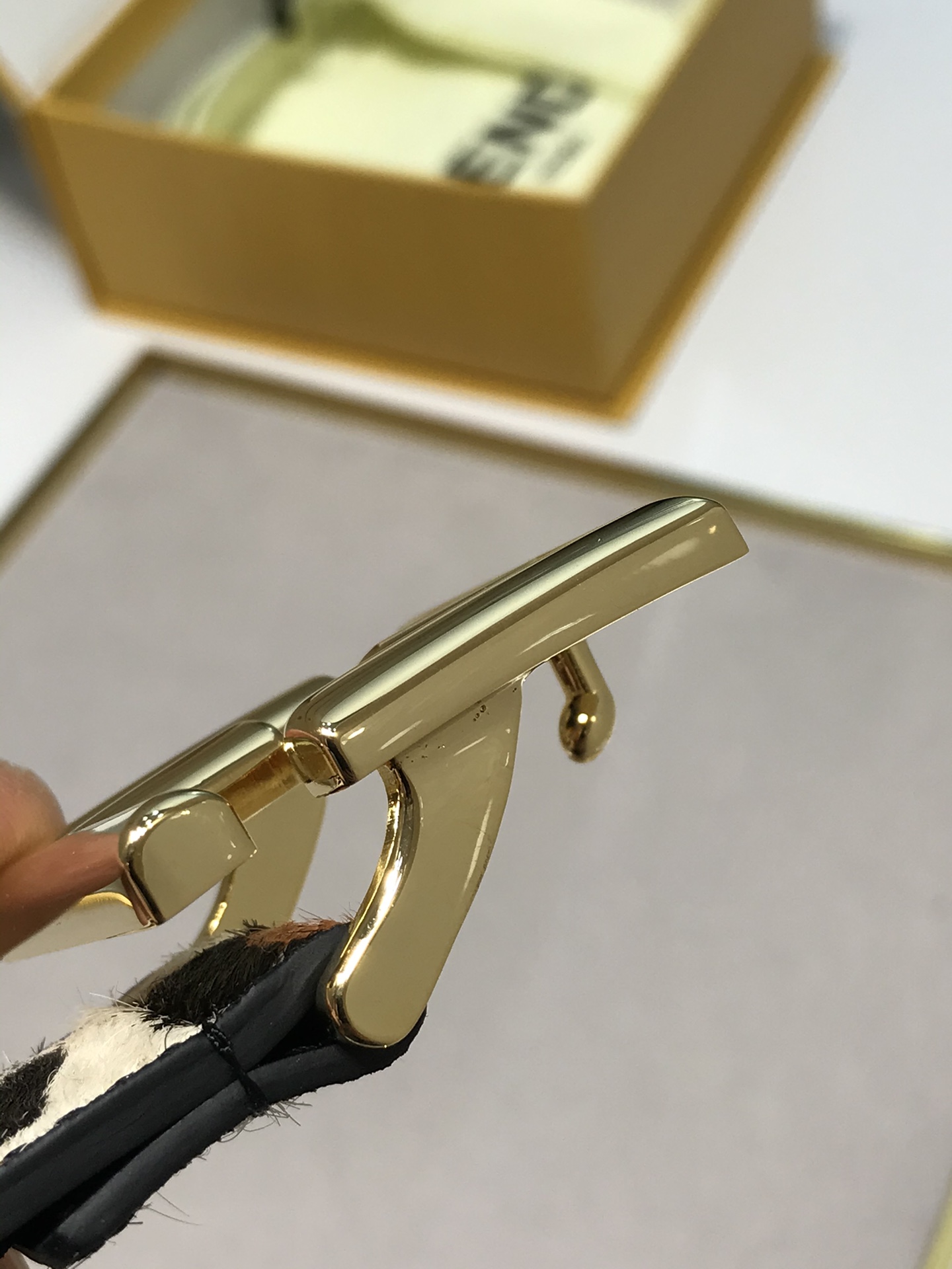 Fendi Basic Belt Black 35mm