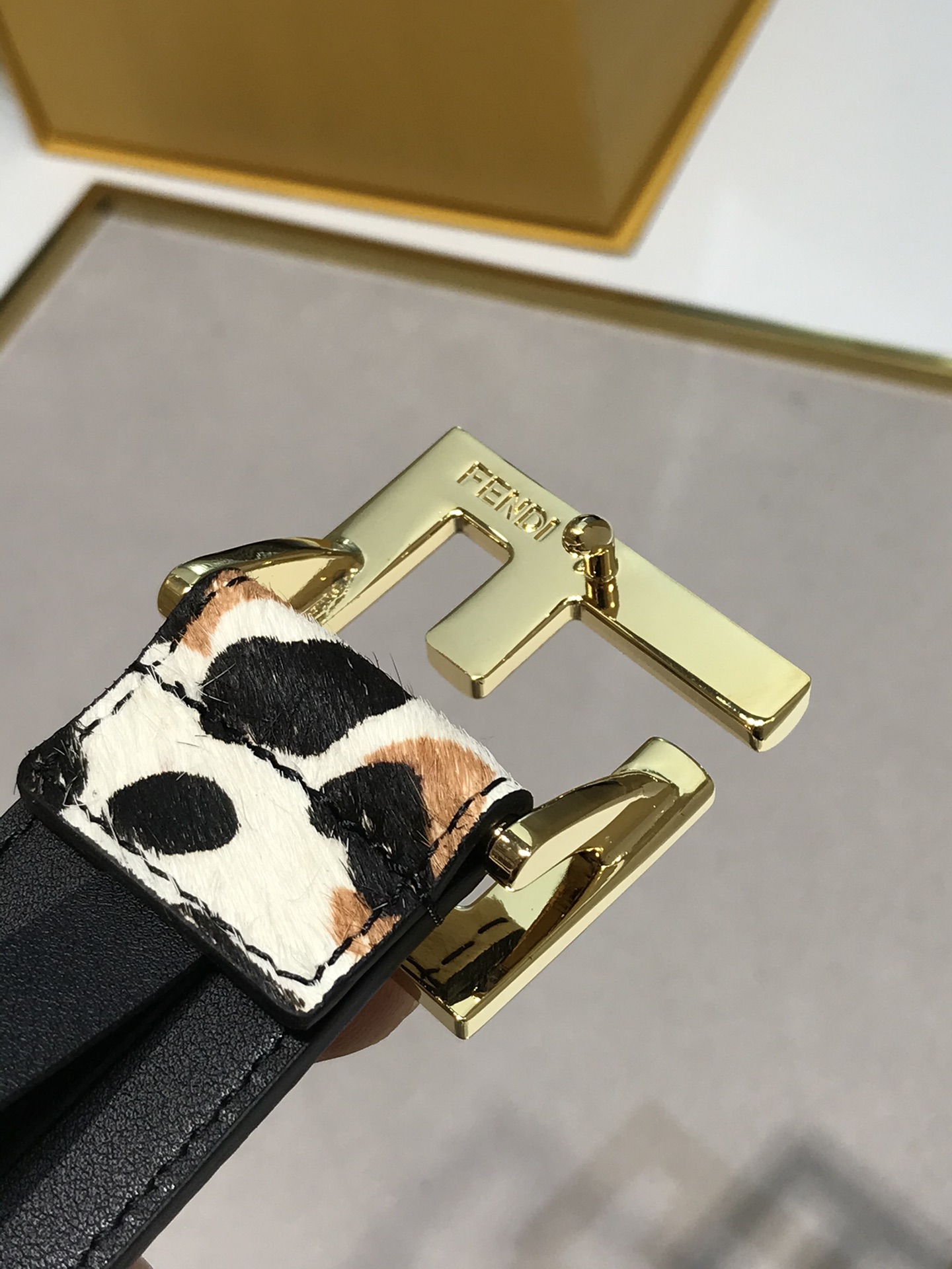 Fendi Basic Belt Black 35mm