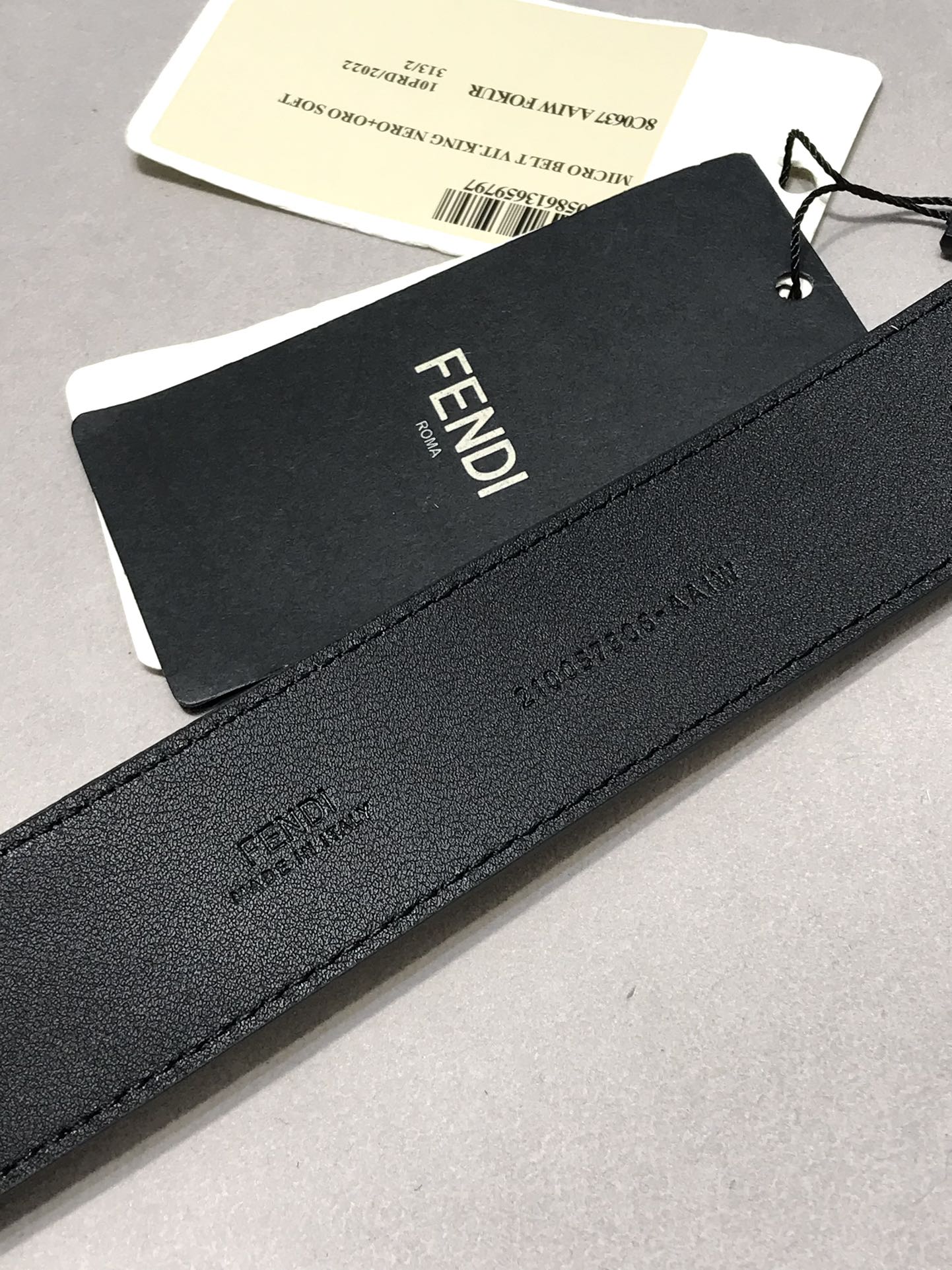 Fendi Basic Belt Black 35mm
