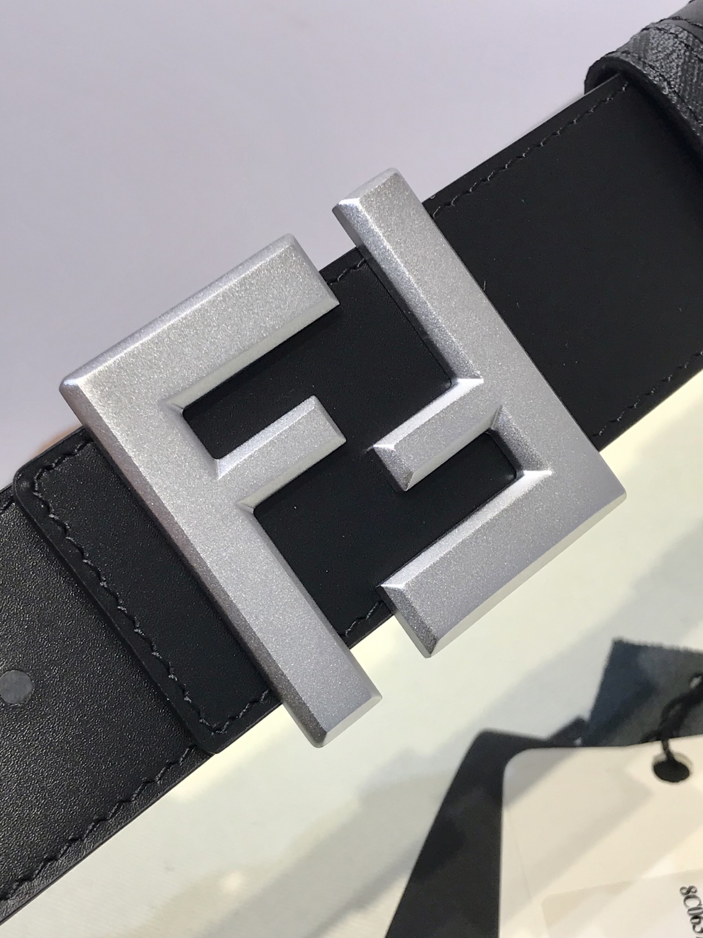 Fendi Leather Belt Cow Leather M