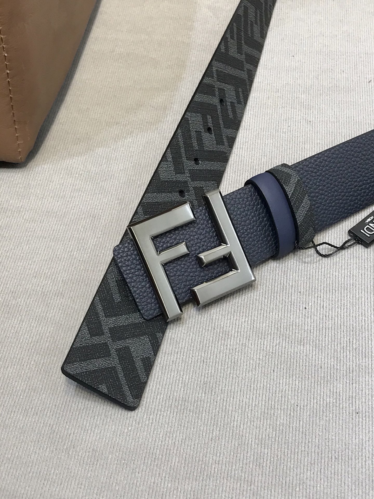 Fendi Leather Belt Cow Leather M