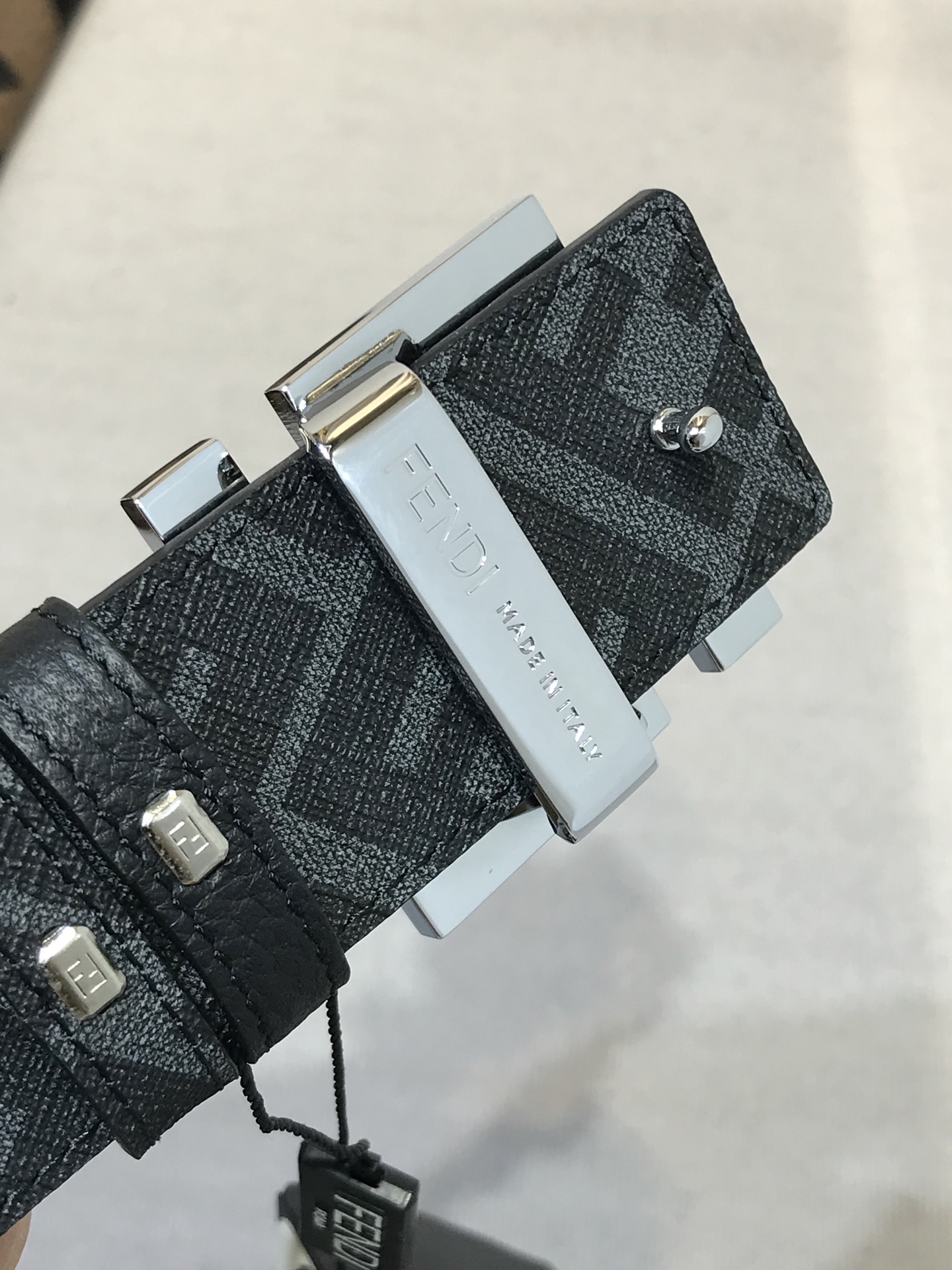 Fendi Leather Belt Cow Leather M